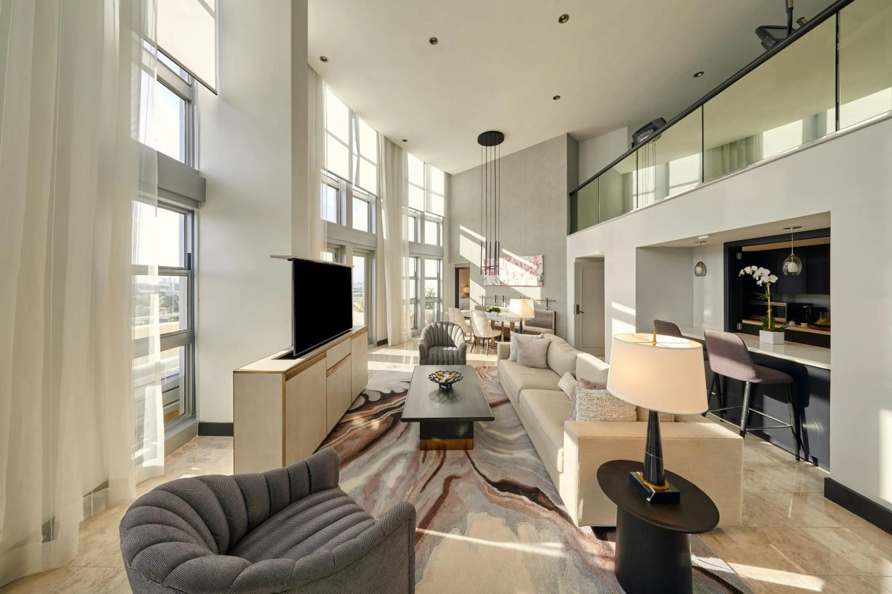 Living room in Loews Miami Beach Hotel