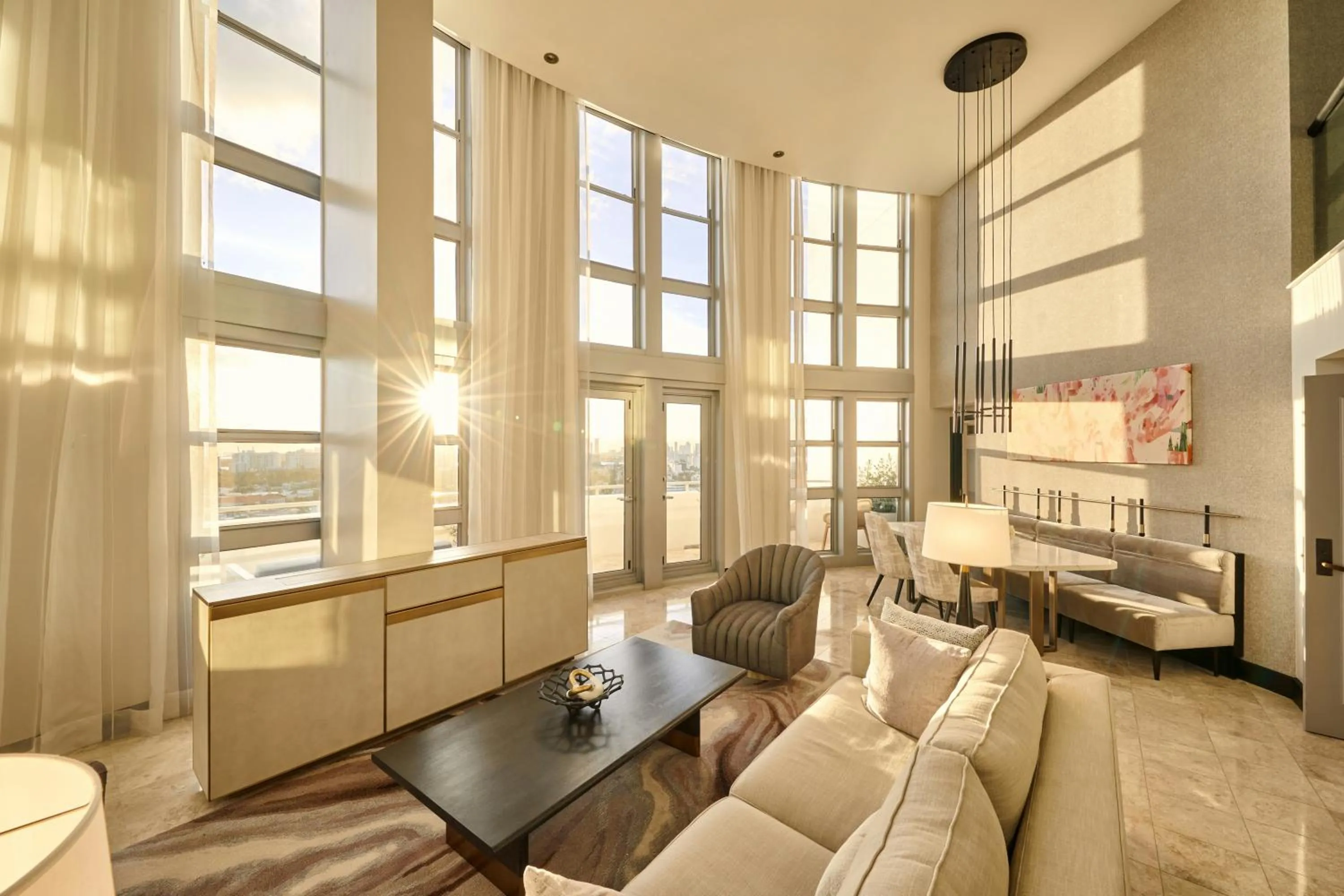 Living room in Loews Miami Beach Hotel