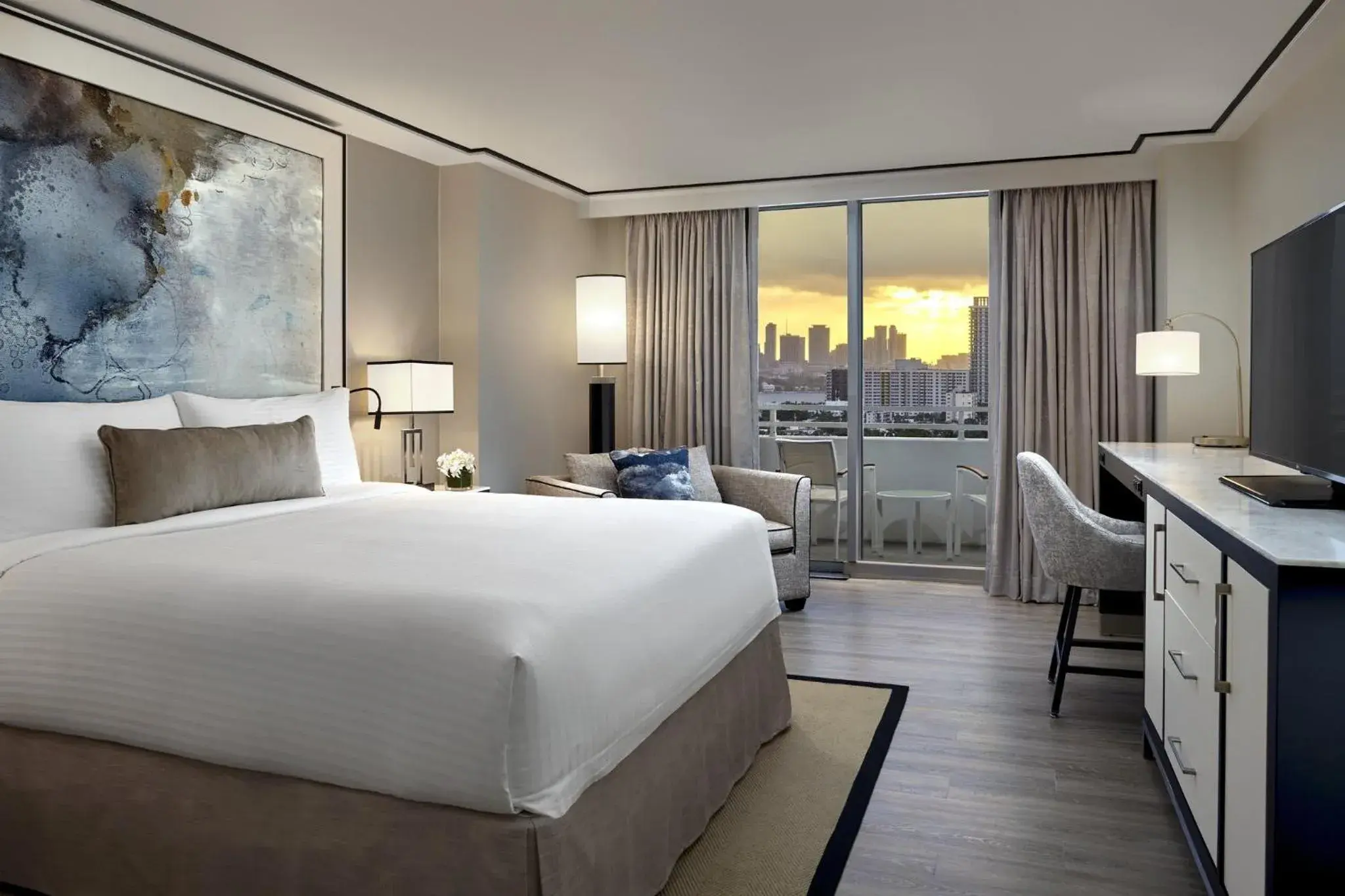 Photo of the whole room, Bed in Loews Miami Beach Hotel Photo of the whole room, Bed in Loews Miami Beach Hotel