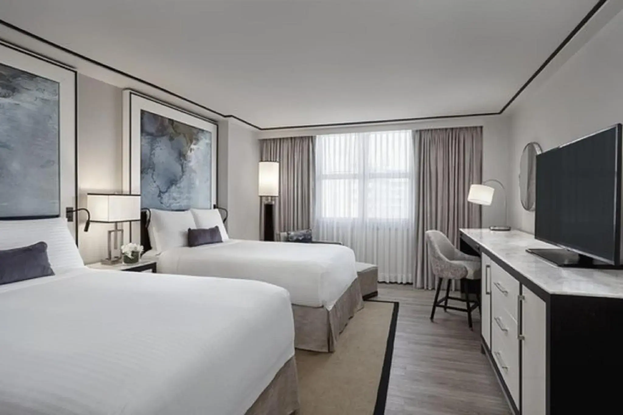 Bed in Loews Miami Beach Hotel Bed in Loews Miami Beach Hotel