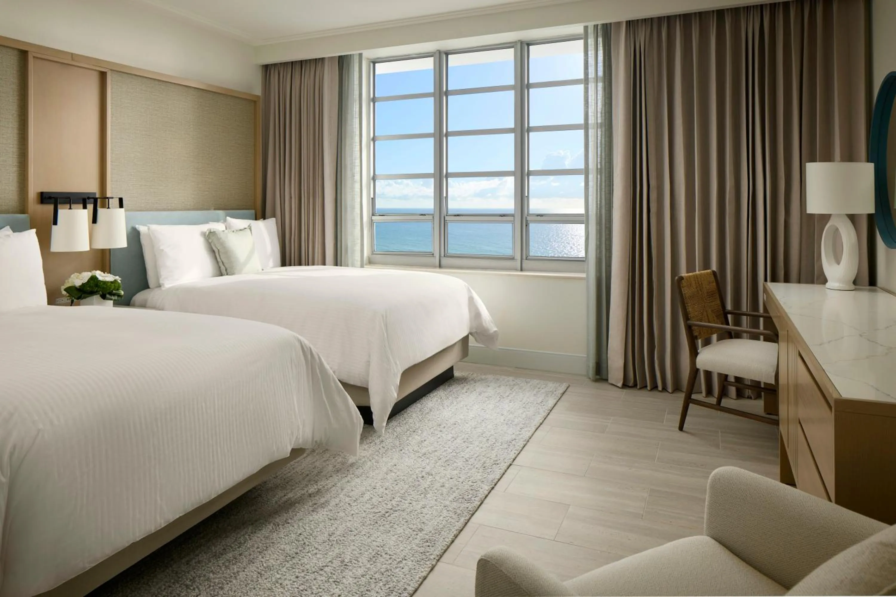 View (from property/room), Bed in Loews Miami Beach Hotel