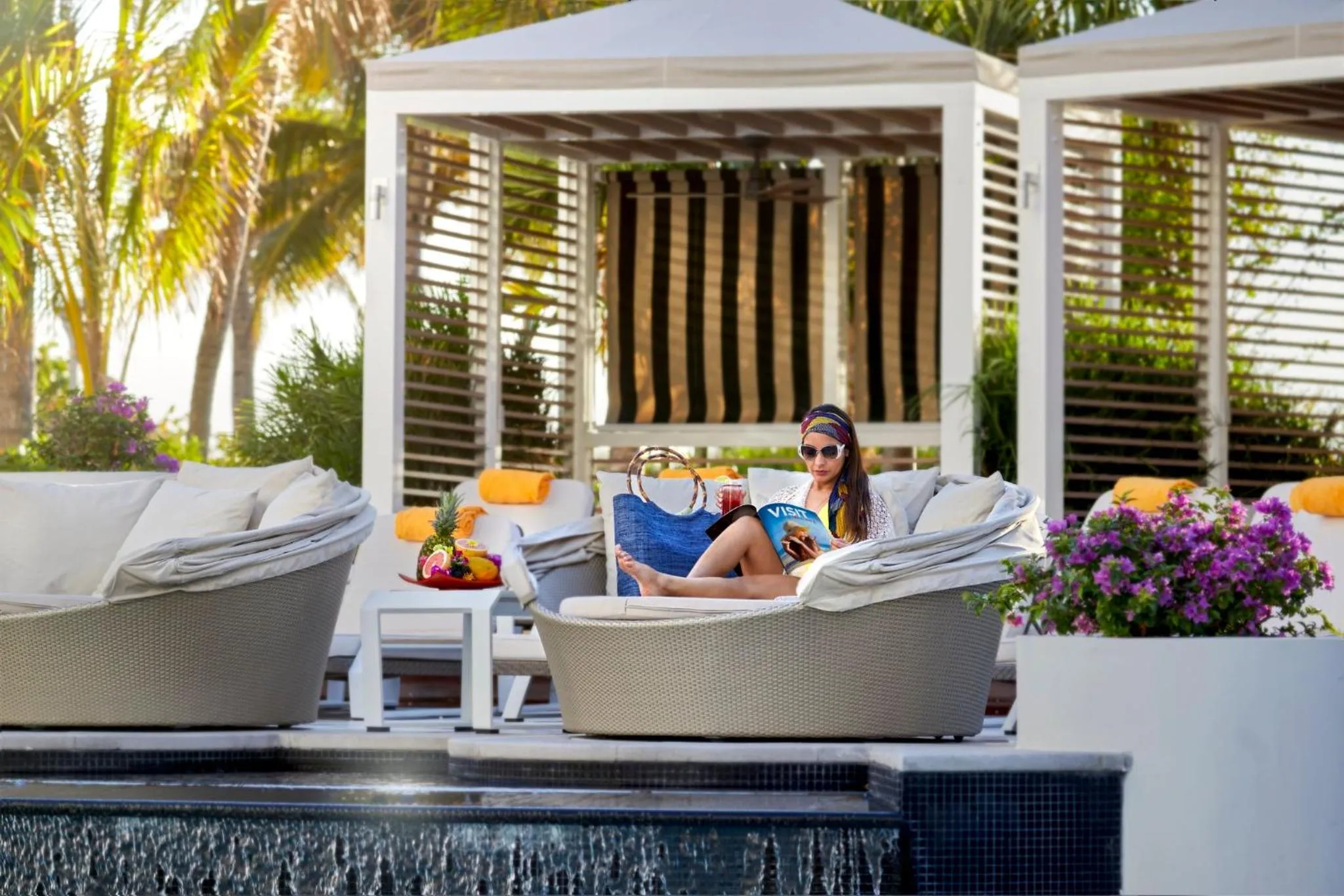 Swimming pool in Loews Miami Beach Hotel