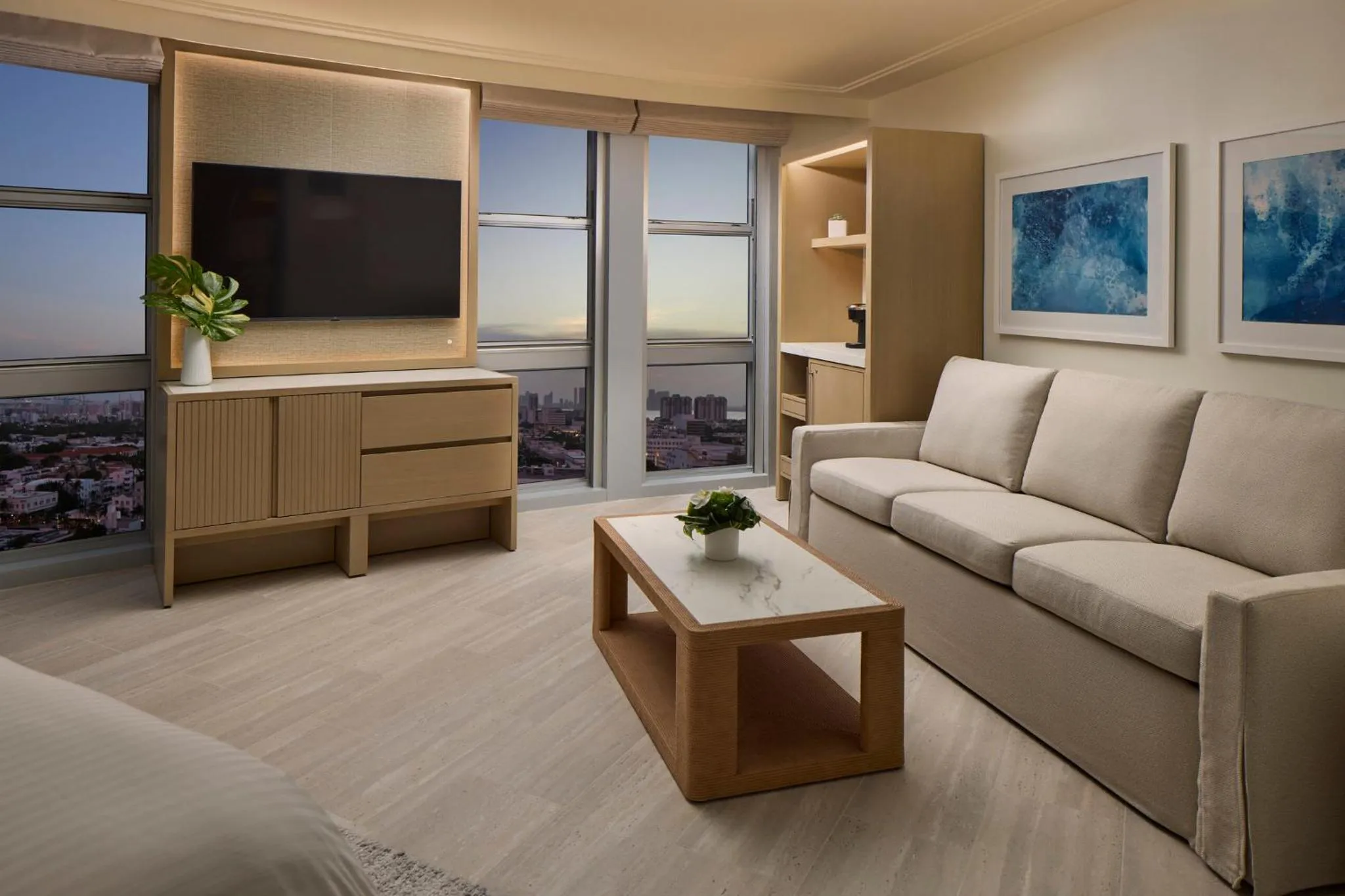 Living room in Loews Miami Beach Hotel