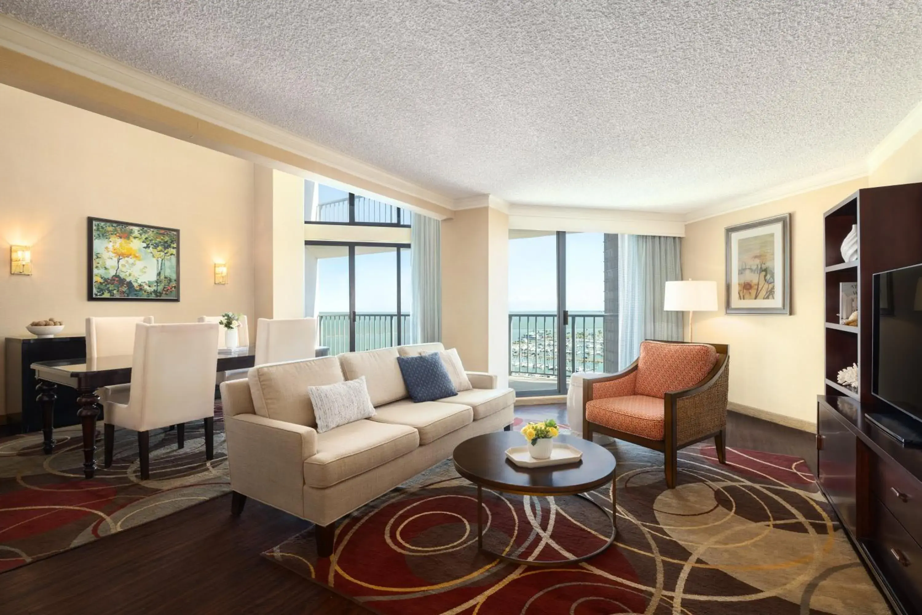 Living room in Omni Corpus Christi Hotel Living room in Omni Corpus Christi Hotel