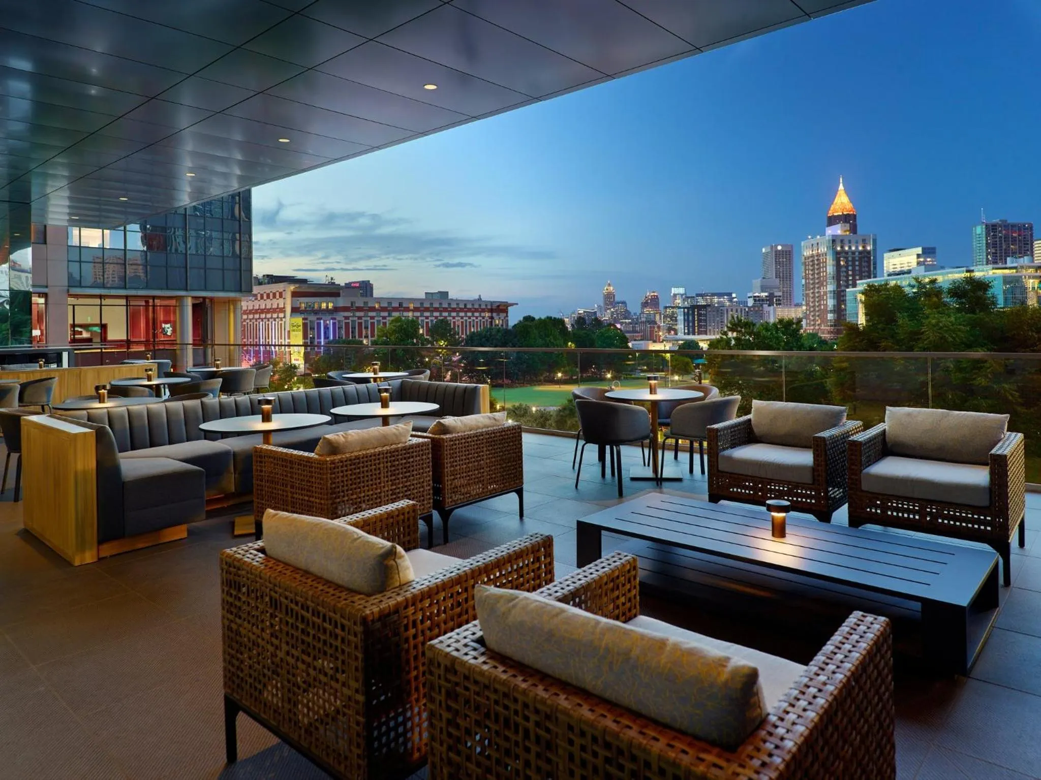 Balcony/Terrace in Omni Atlanta Hotel at Centennial Park