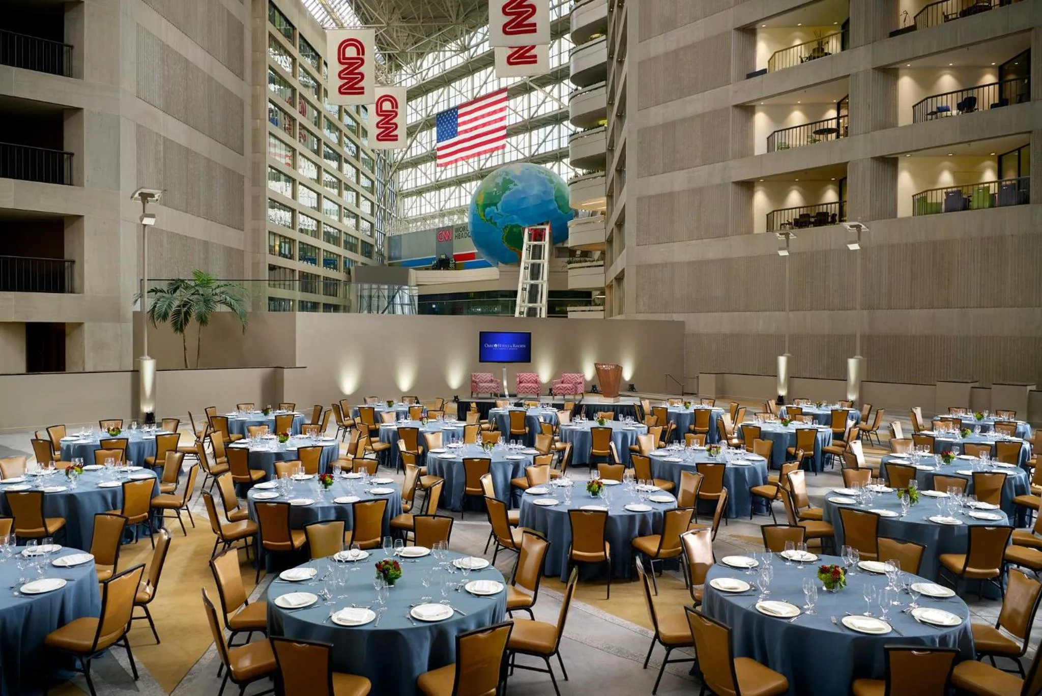 Lobby or reception in Omni Atlanta Hotel at Centennial Park