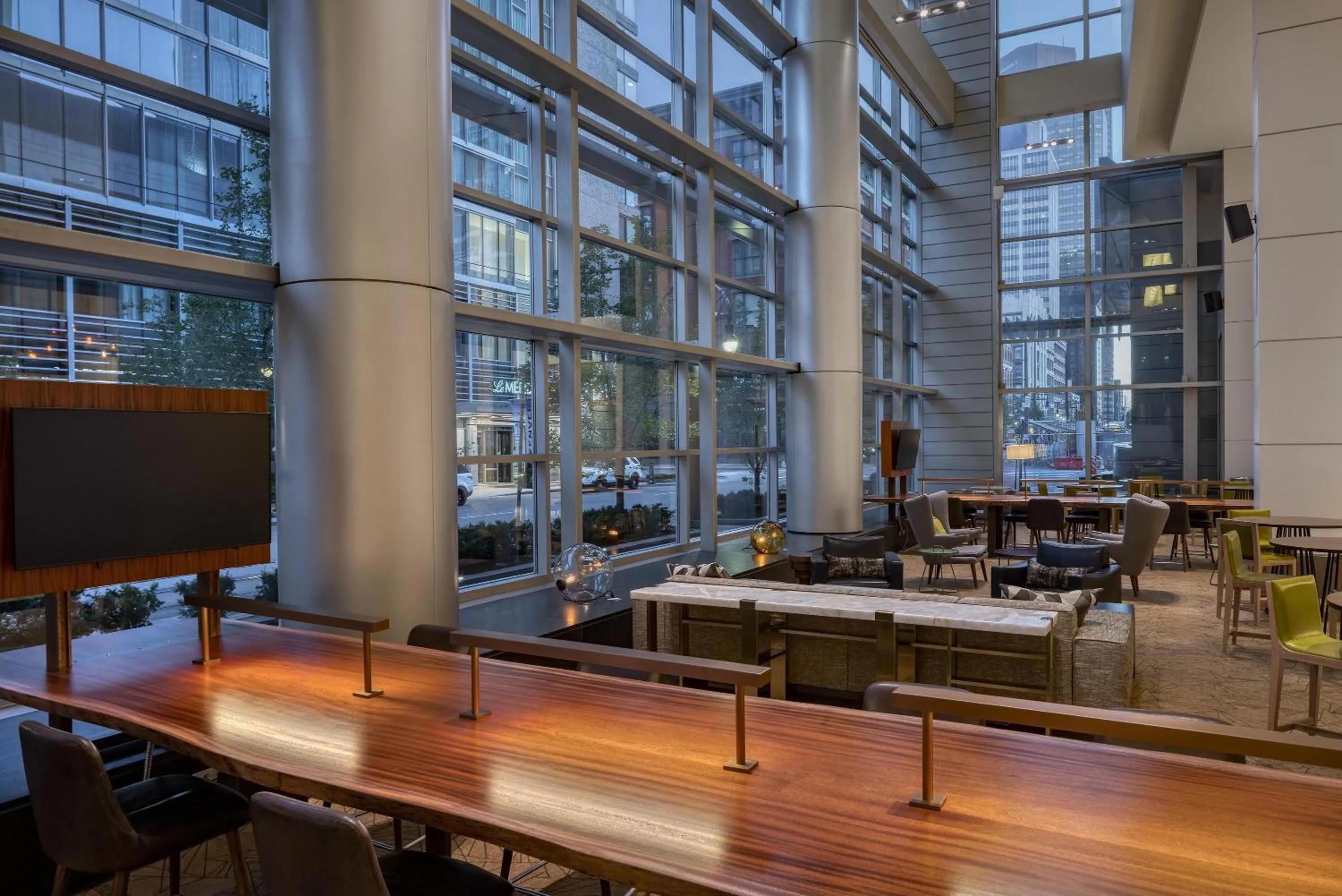 Lobby or reception in Hyatt Regency Denver at Colorado Convention Center