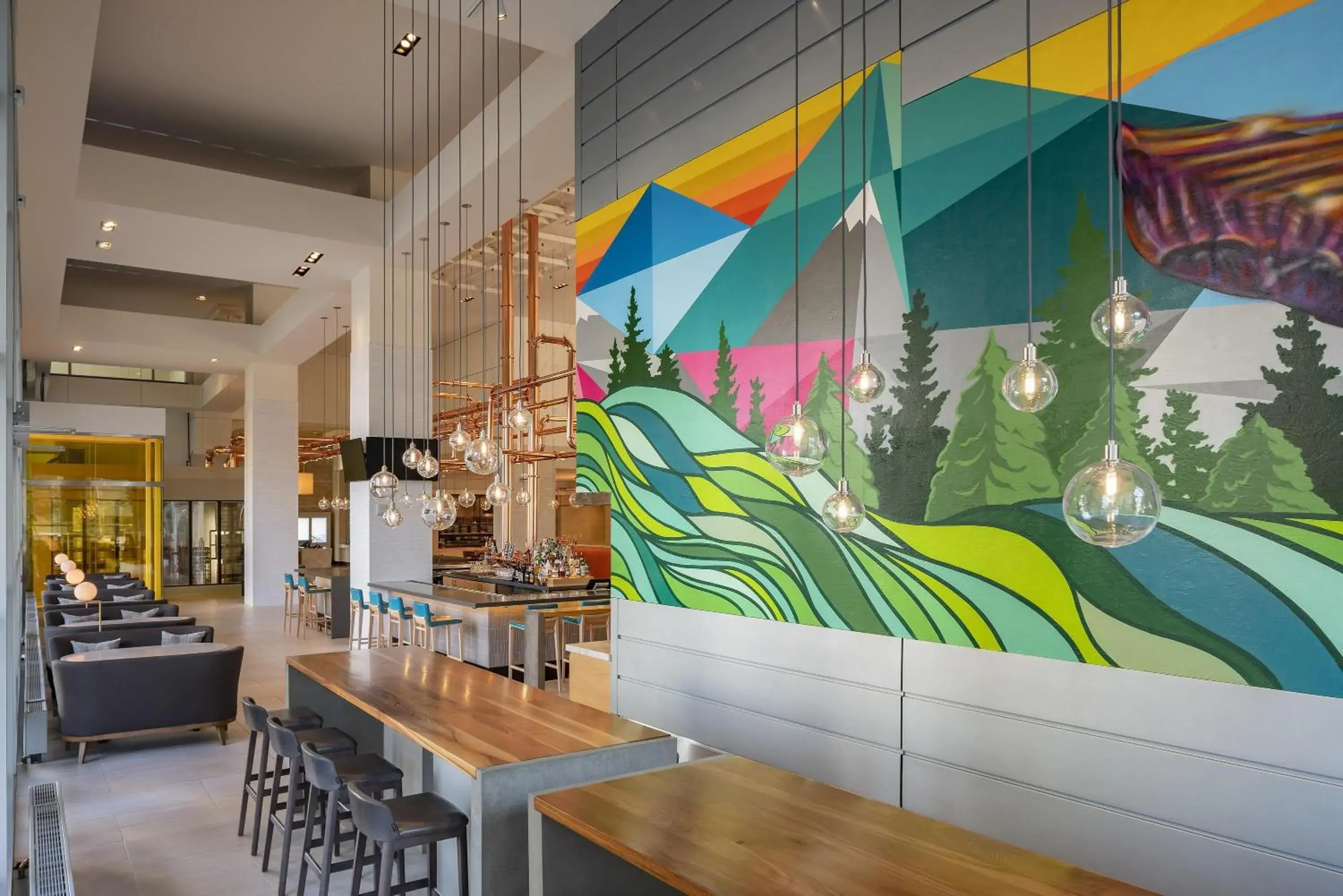 Lounge or bar in Hyatt Regency Denver at Colorado Convention Center Lounge or bar in Hyatt Regency Denver at Colorado Convention Center