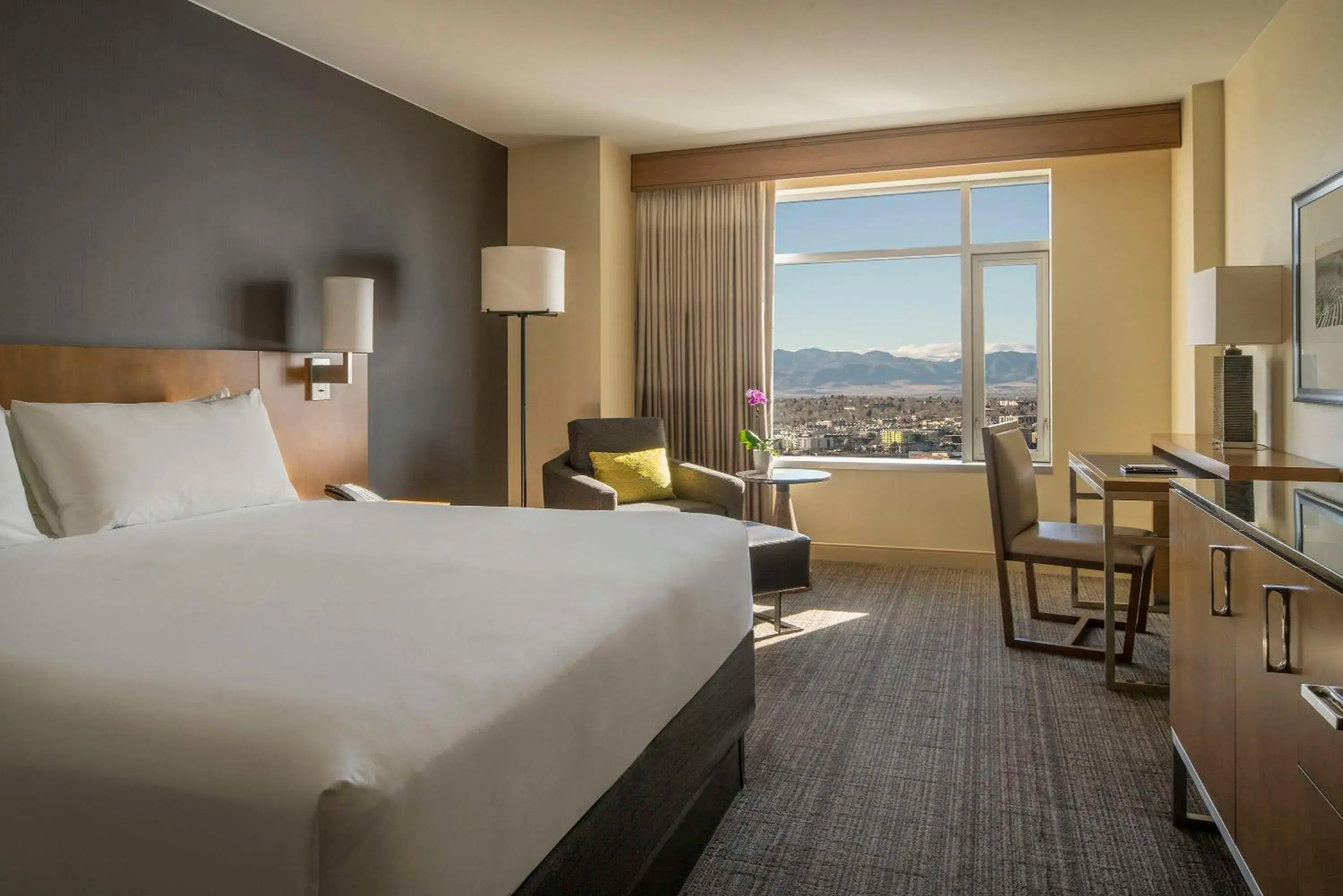 Bedroom, Bed in Hyatt Regency Denver at Colorado Convention Center Bedroom, Bed in Hyatt Regency Denver at Colorado Convention Center