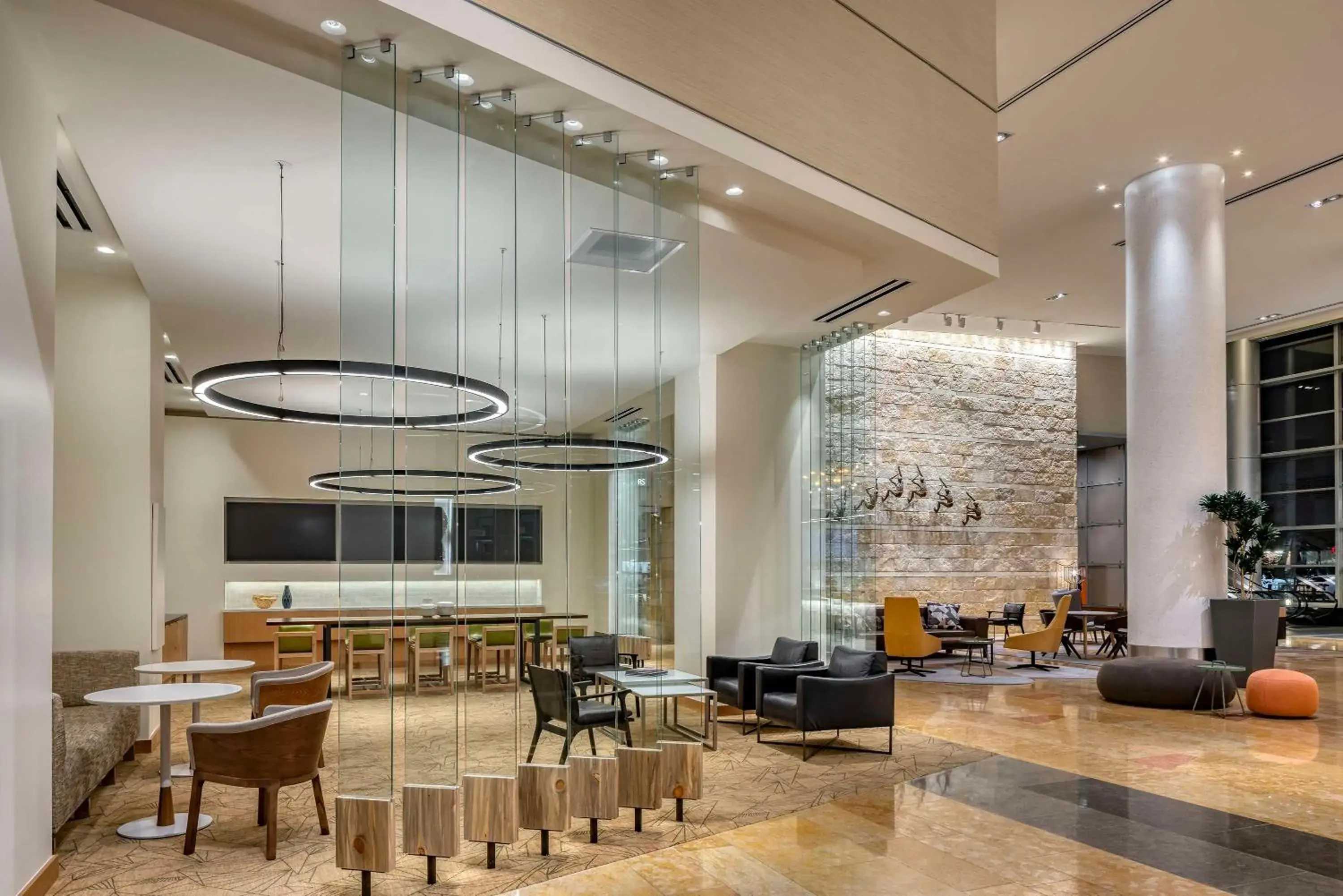 Lobby or reception in Hyatt Regency Denver at Colorado Convention Center Lobby or reception in Hyatt Regency Denver at Colorado Convention Center