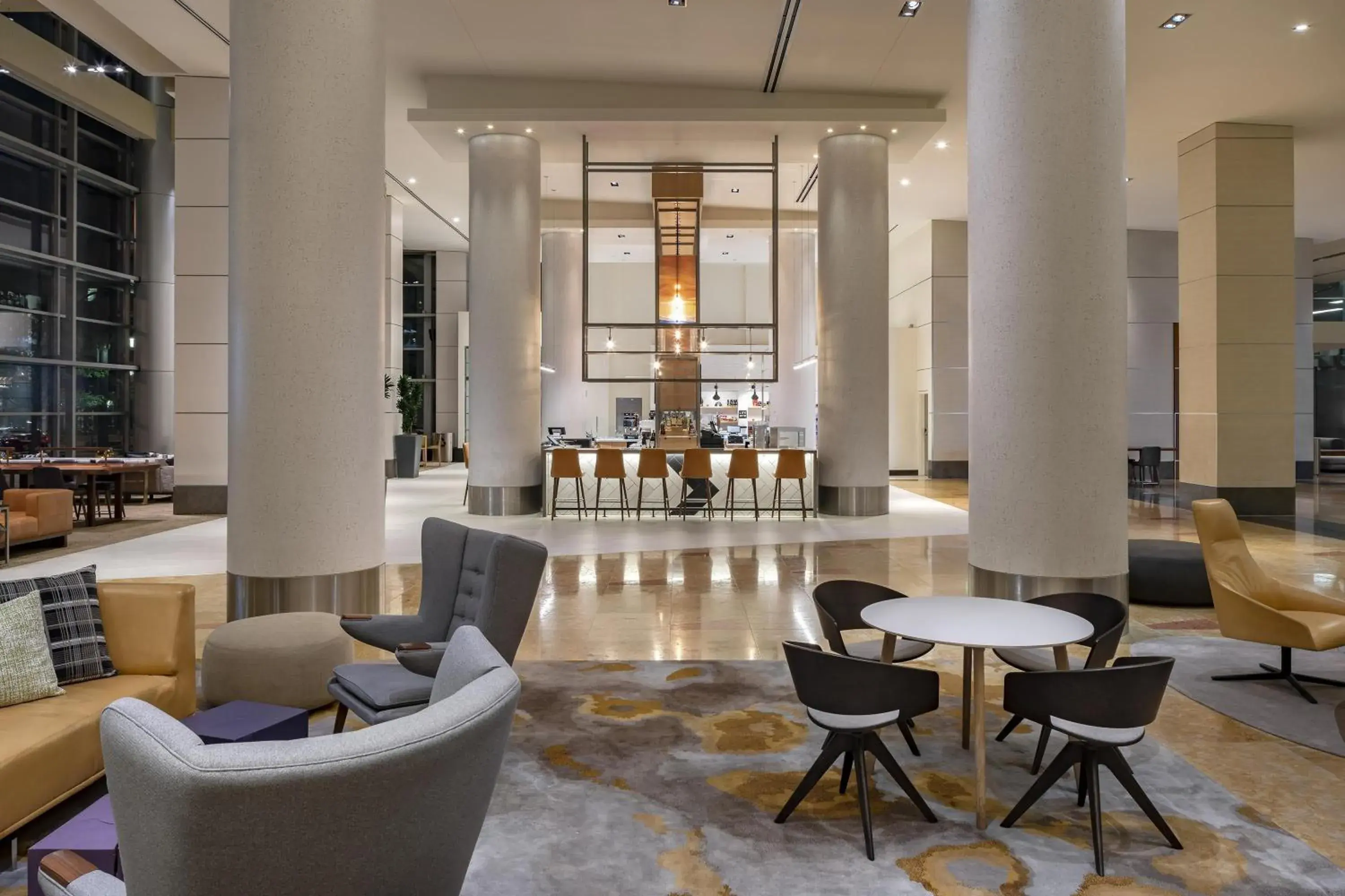 Lobby or reception in Hyatt Regency Denver at Colorado Convention Center Lobby or reception in Hyatt Regency Denver at Colorado Convention Center