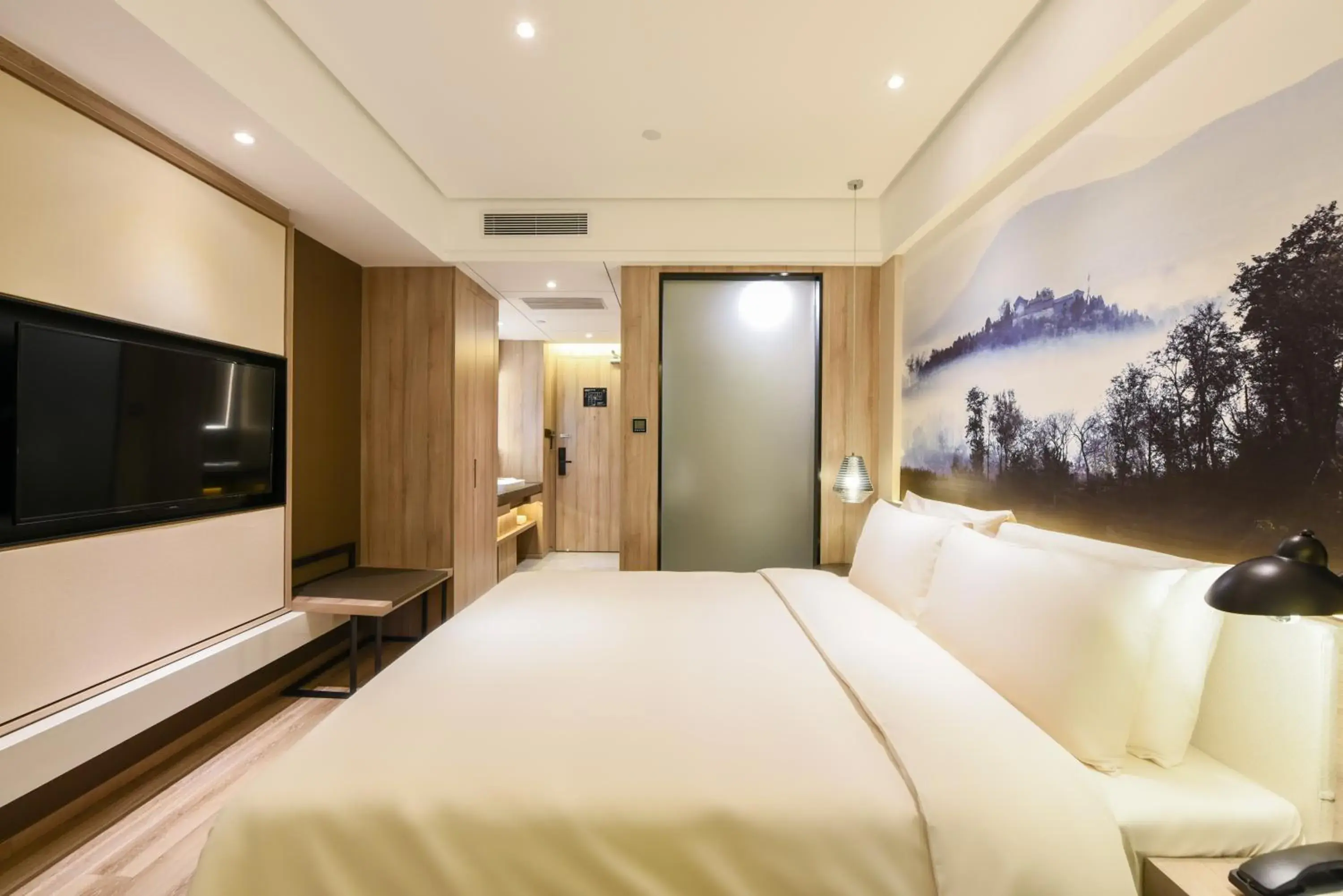 Bed in Atour Hotel Langfang Xichang Road Bed in Atour Hotel Langfang Xichang Road