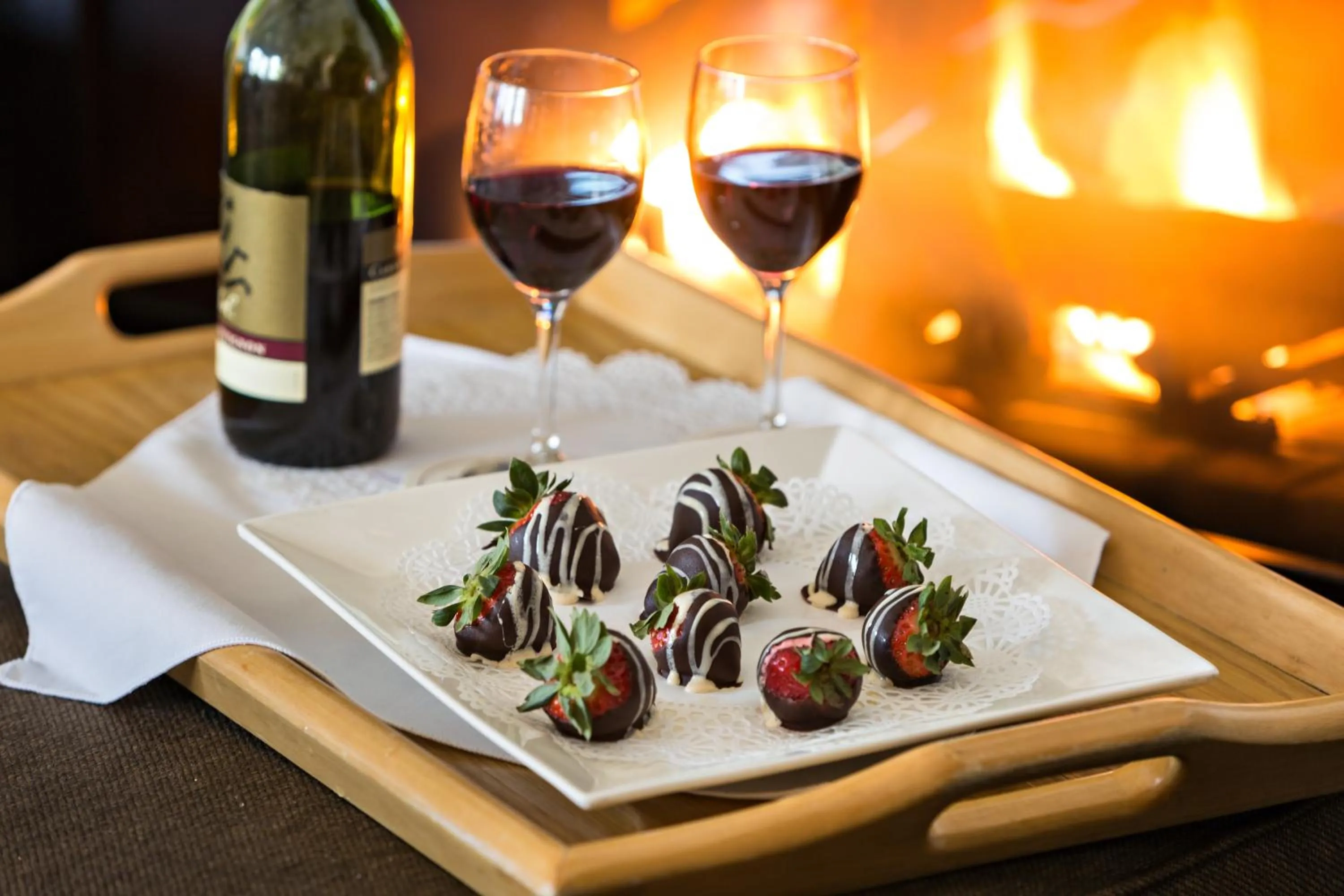 Food close-up in Crowne Pointe Historic Inn Adults Only