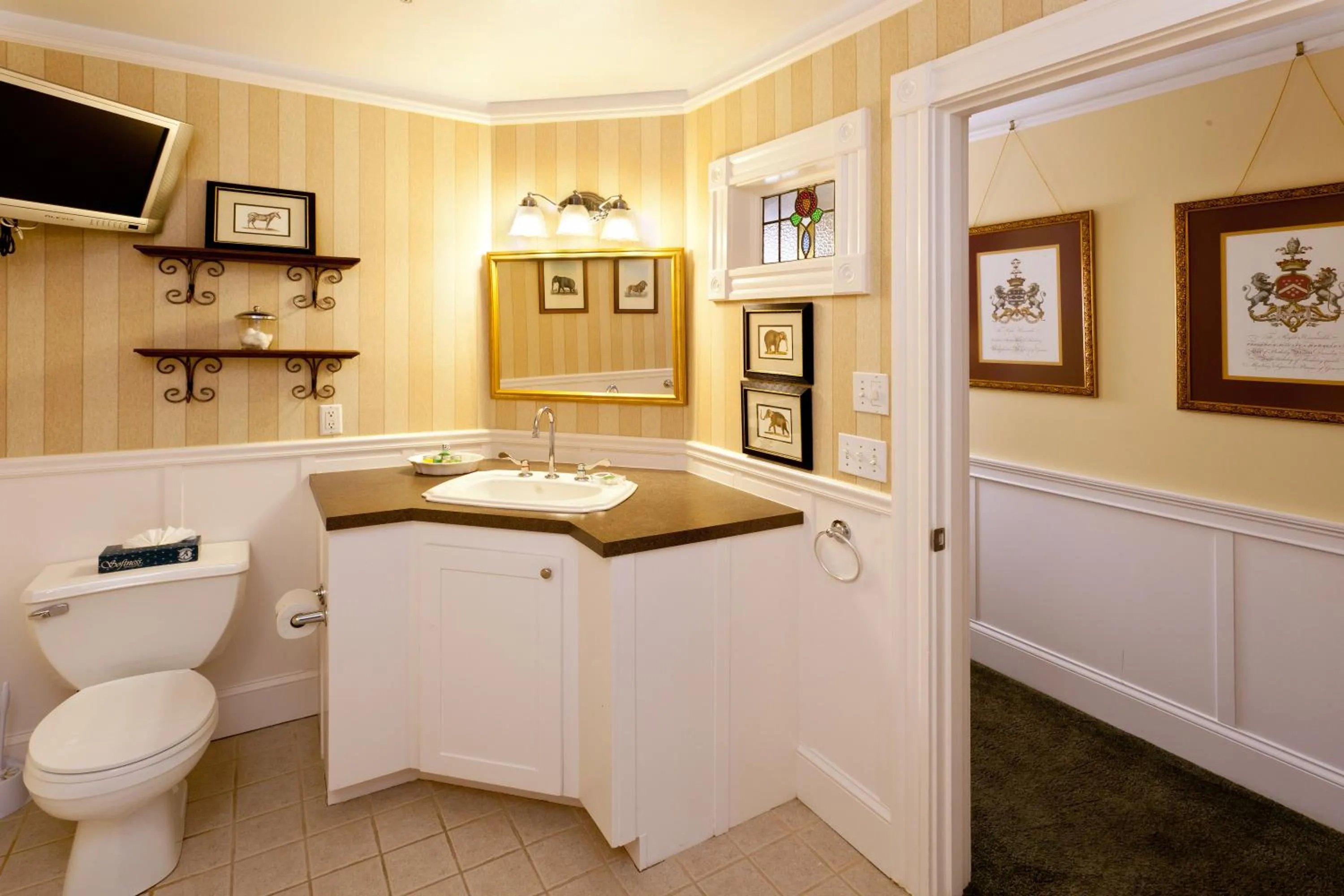 Decorative detail in Crowne Pointe Historic Inn Adults Only