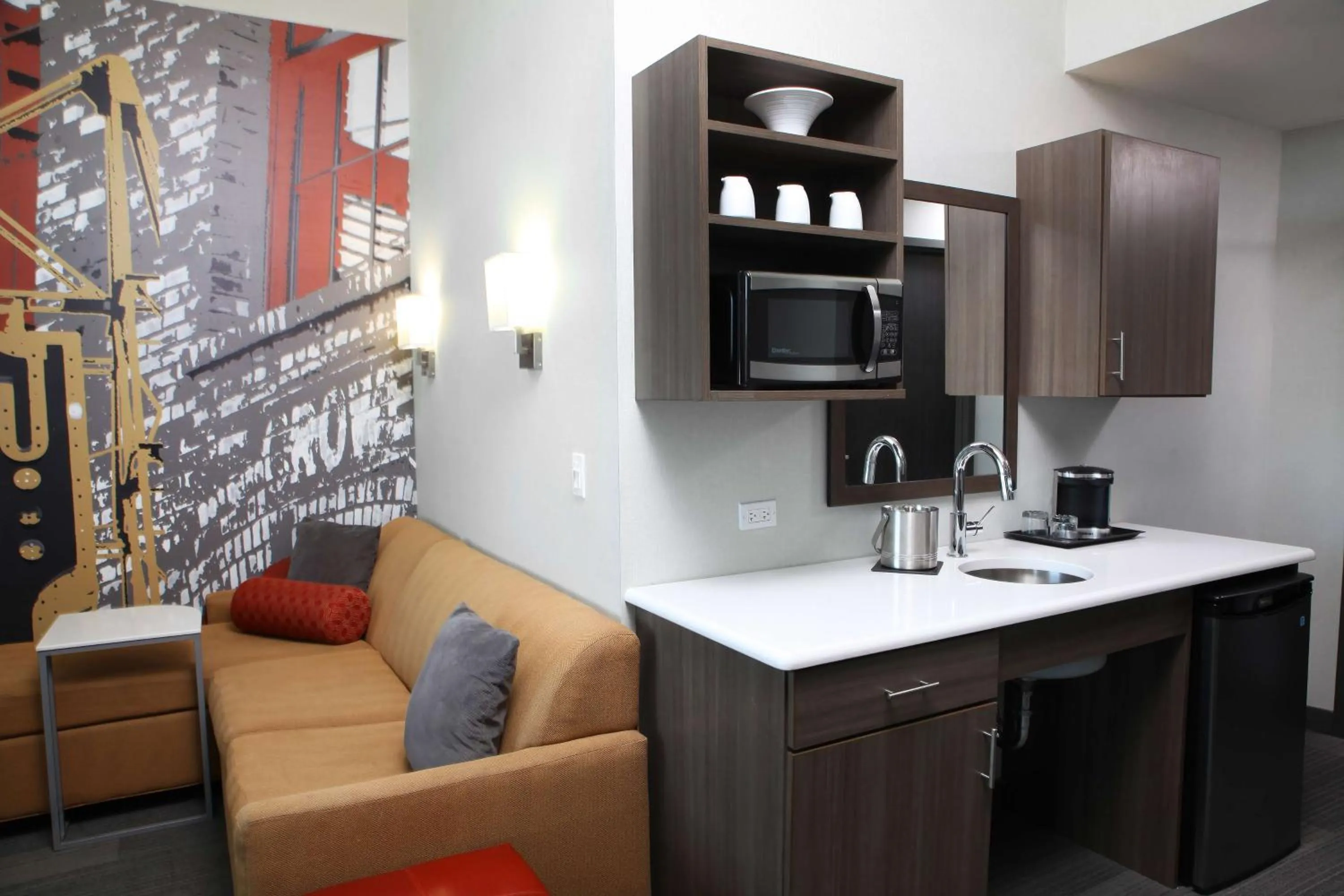 Living room in DoubleTree by Hilton West Fargo Sanford Medical Center Area