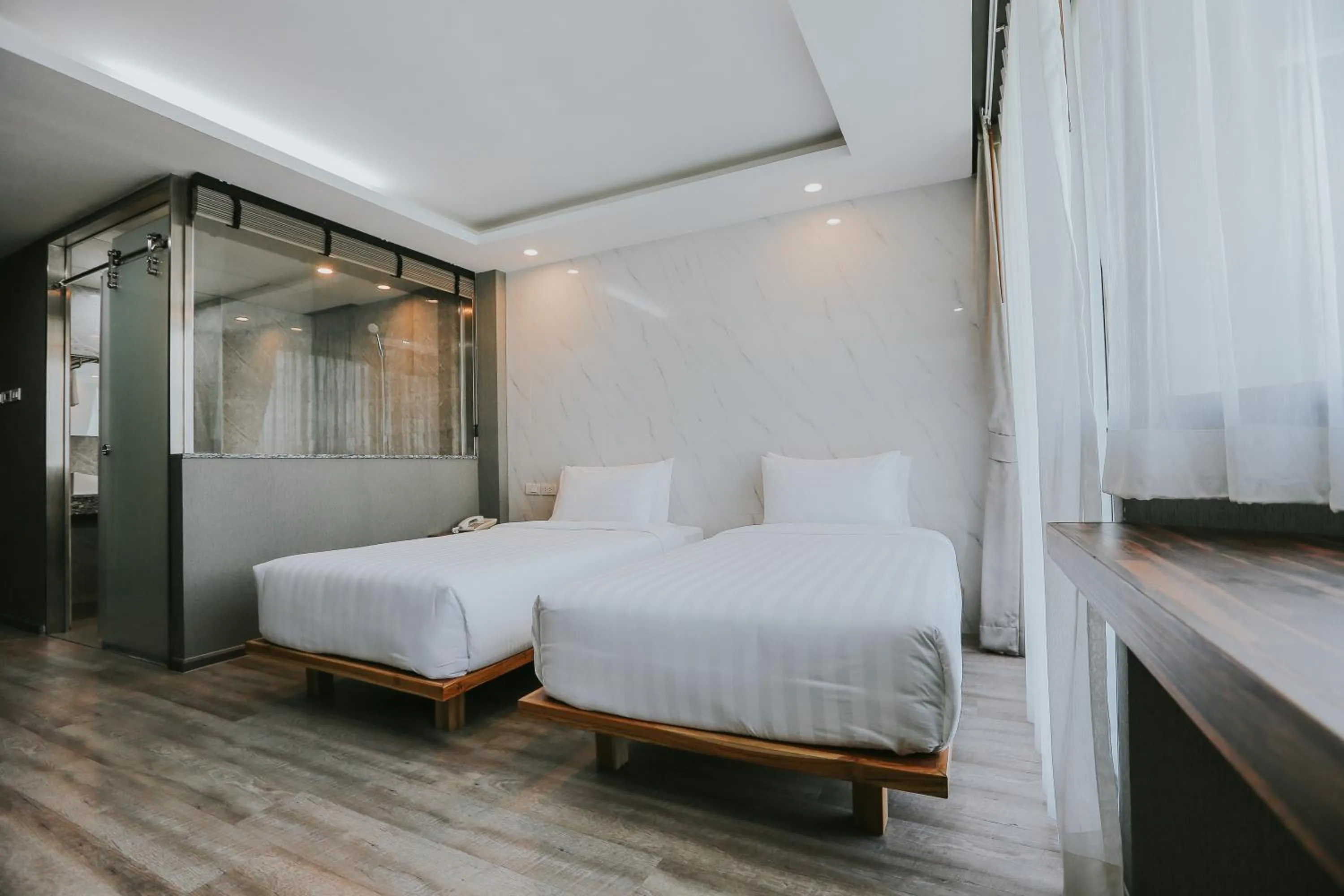 Bed in Bangkok City Link Hotel