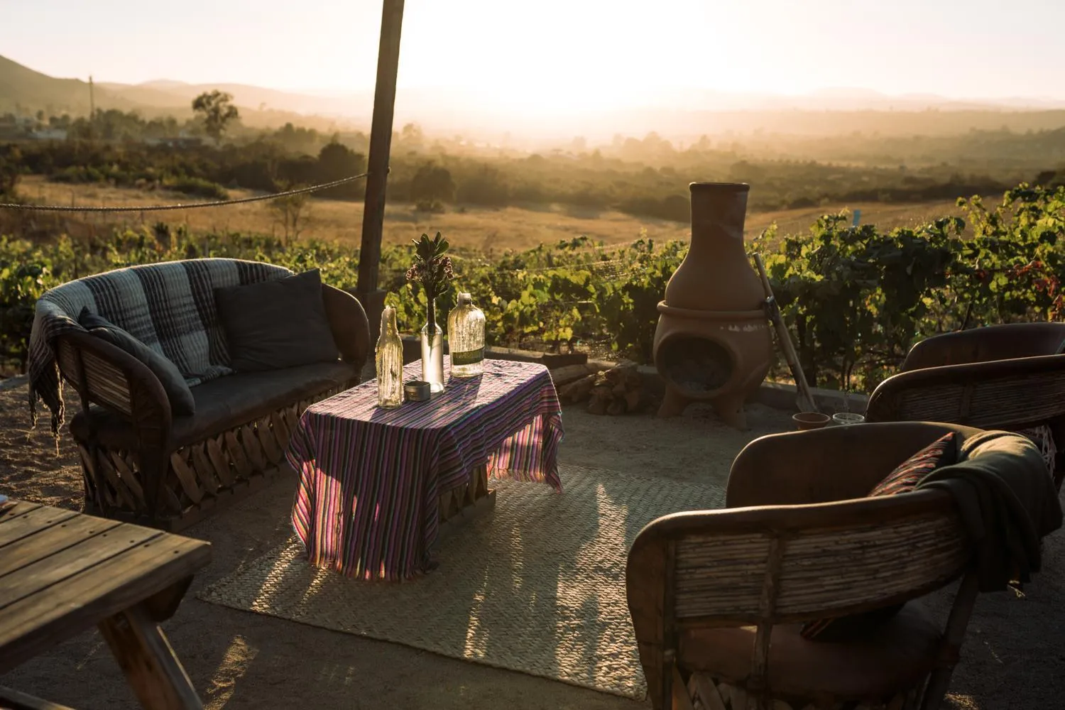 Communal lounge/ TV room in UvaUva eco-retreat