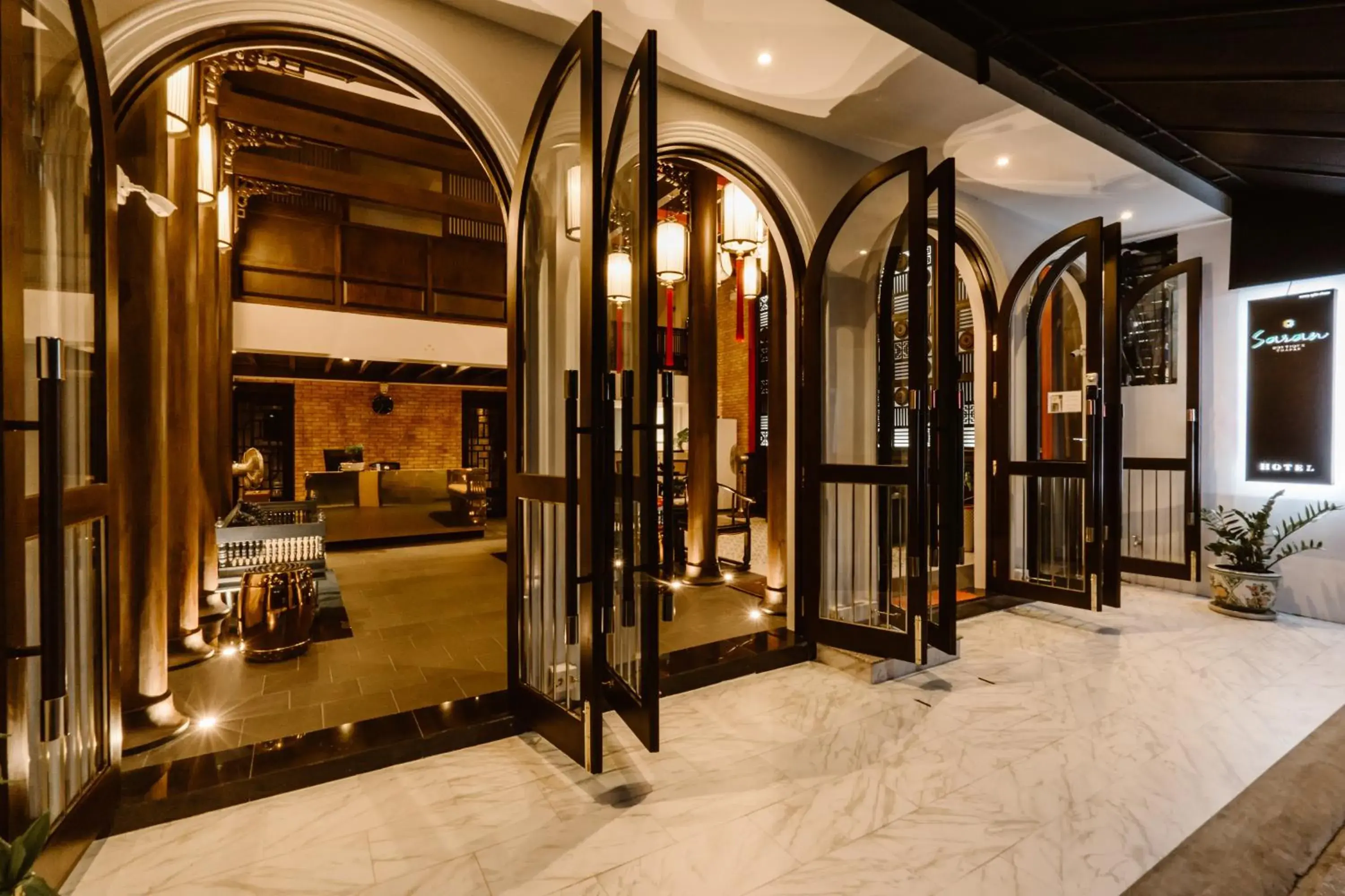 Facade/entrance in Saran Boutique Hotel Thapae Facade/entrance in Saran Boutique Hotel Thapae