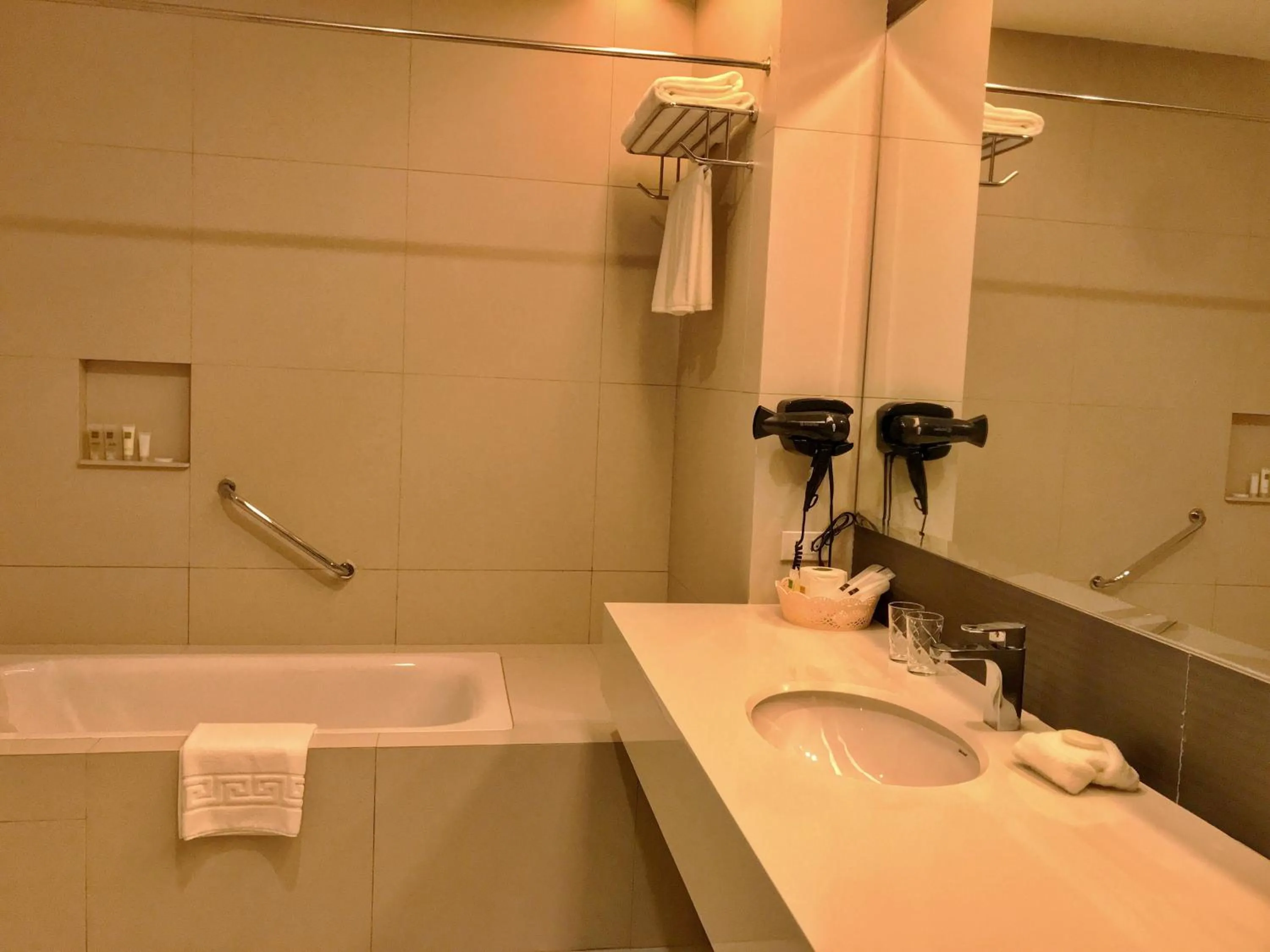 Bathroom in Crown Hotel at Harbour Springs Palawan Managed by Enderun Hotels
