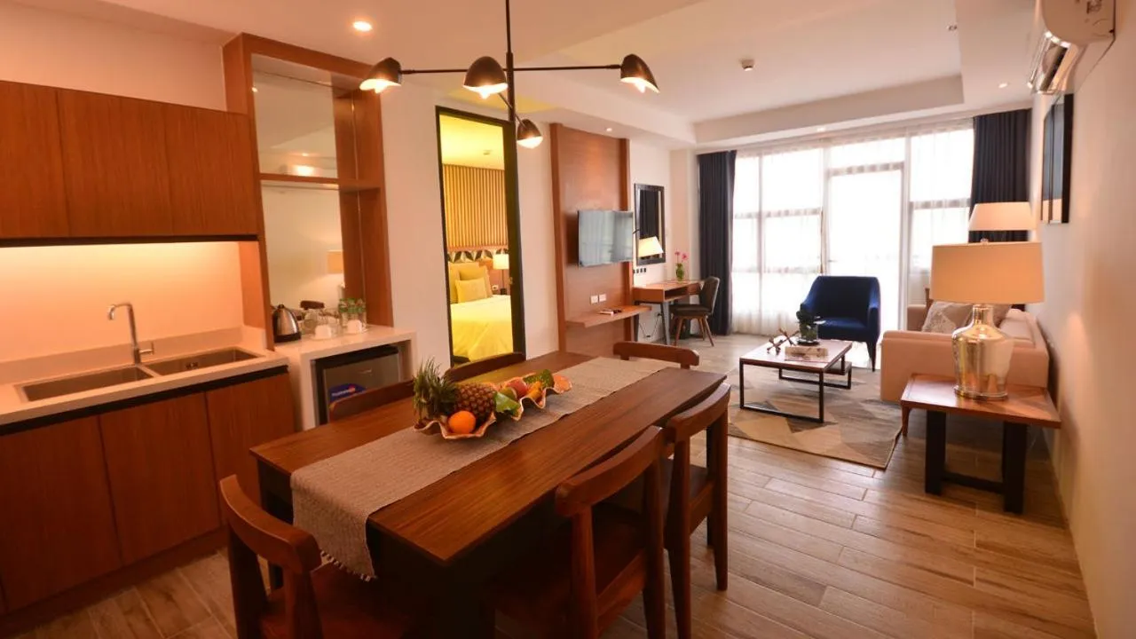 Dining area in Crown Hotel at Harbour Springs Palawan Managed by Enderun Hotels