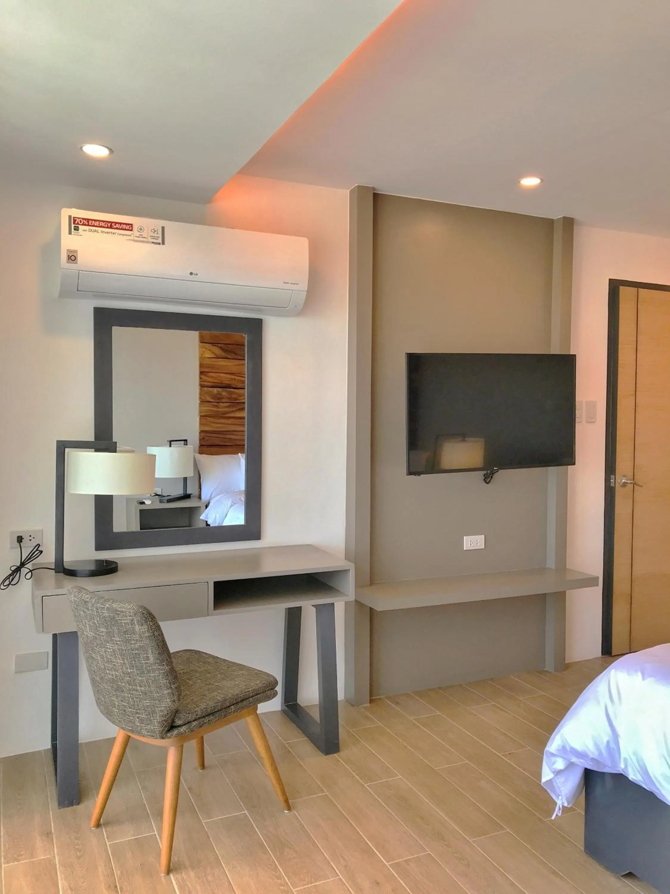 TV and multimedia in Crown Hotel at Harbour Springs Palawan Managed by Enderun Hotels