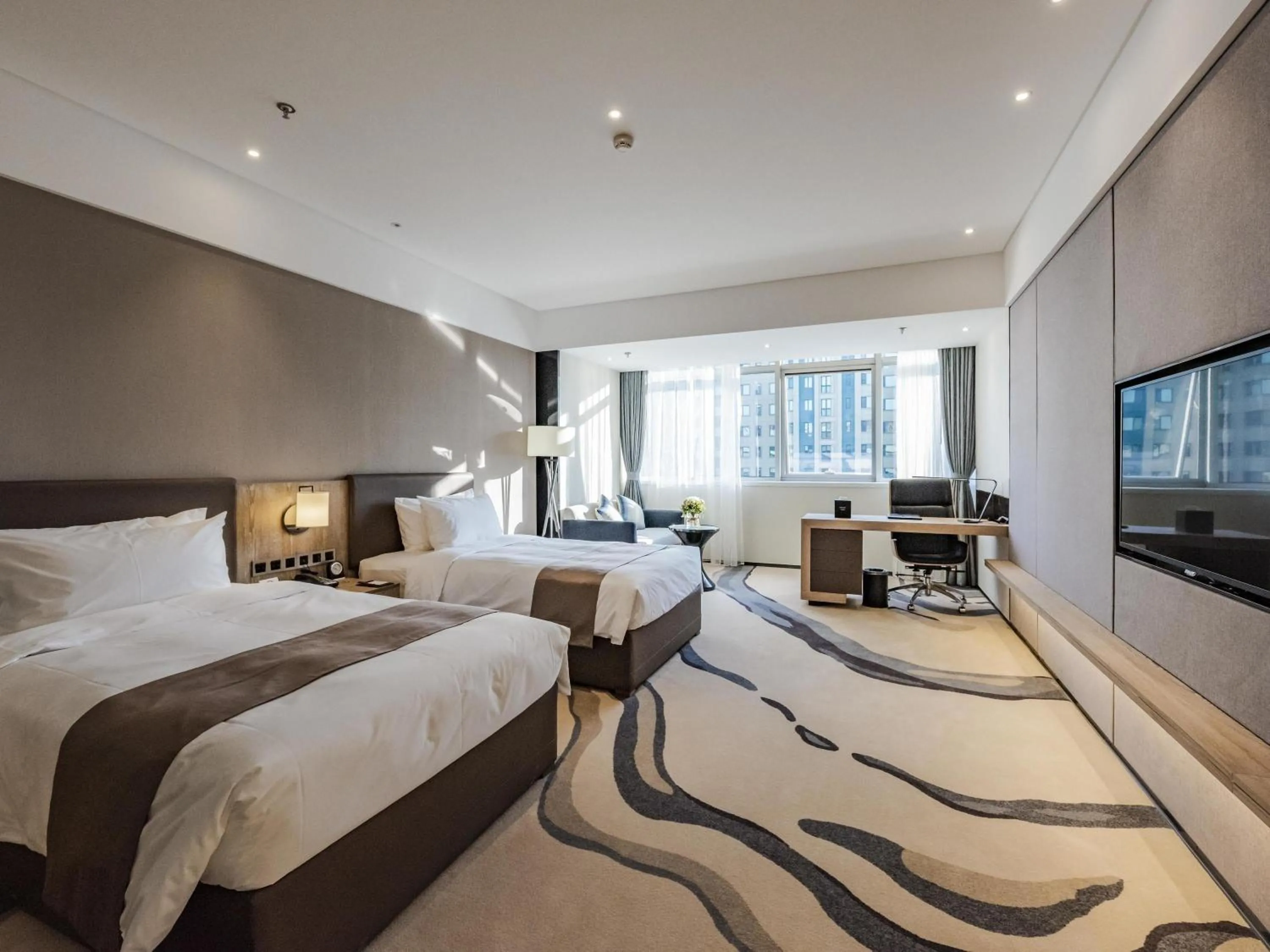 Bedroom, Bed in Mercure Panjin
