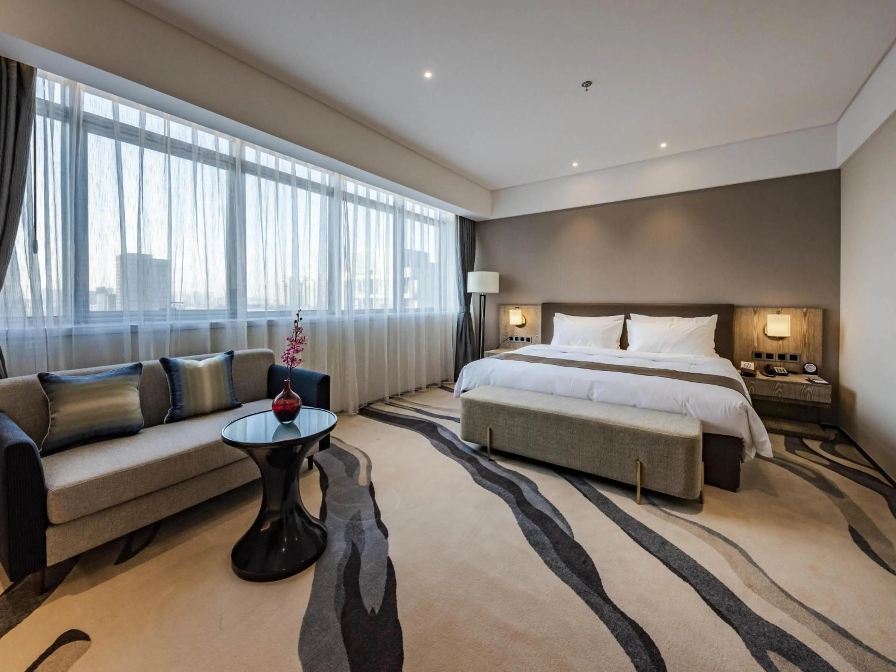 Bedroom, Bed in Mercure Panjin