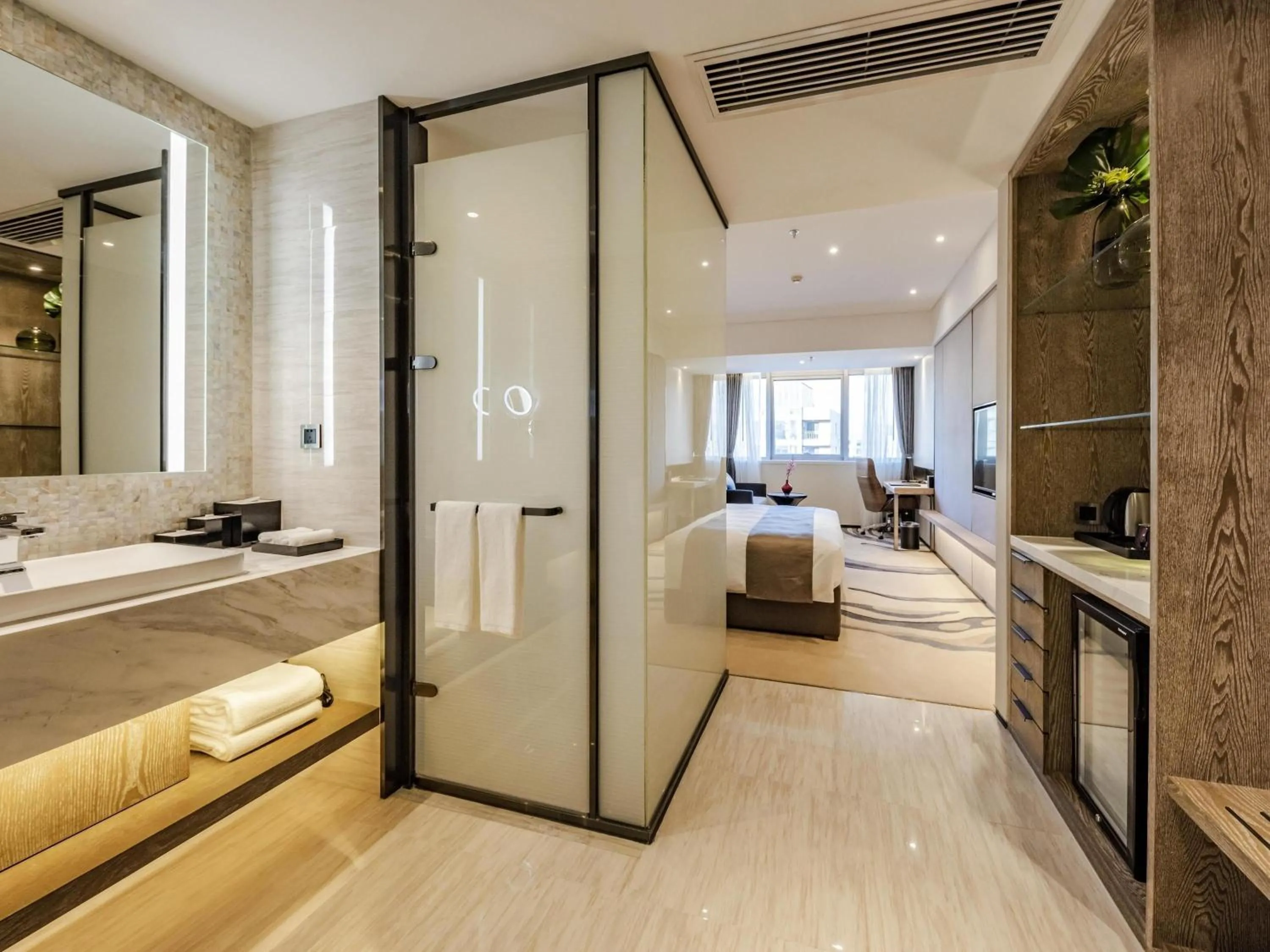 Bedroom, Bed in Mercure Panjin