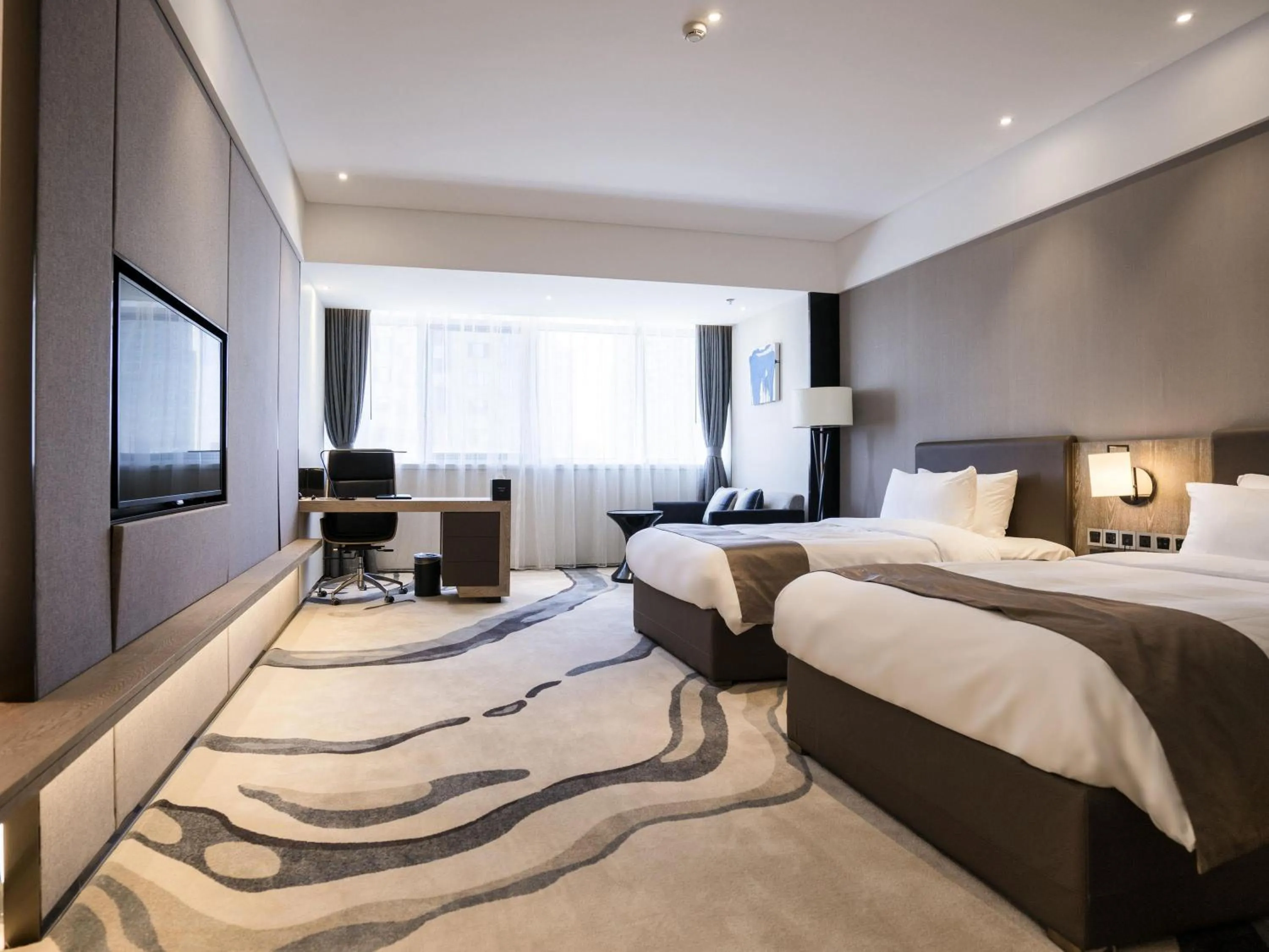 Bedroom, Bed in Mercure Panjin