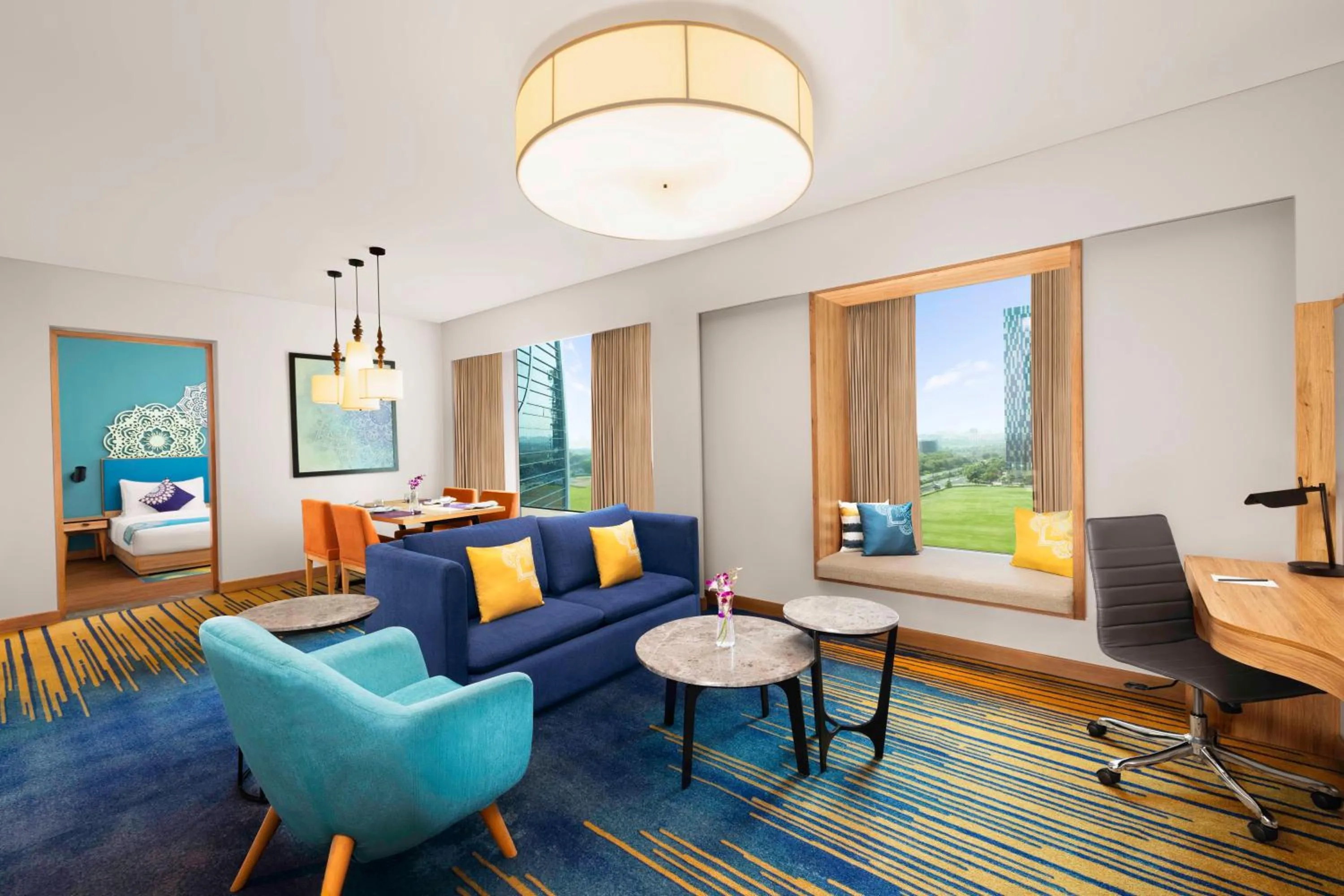 Living room in Grand Mercure Ahmedabad GIFT City - An Accor Hotels Brand