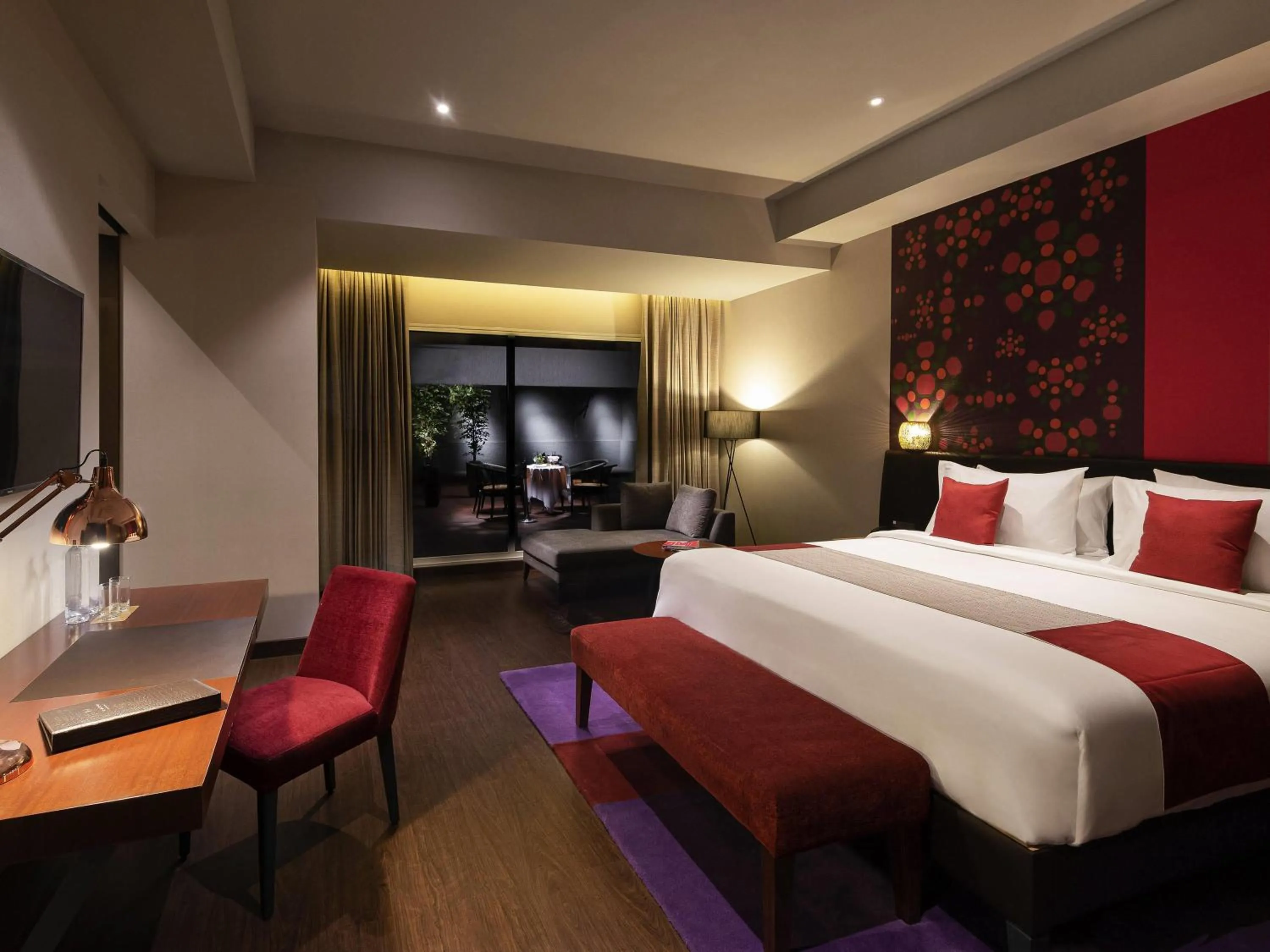 Bedroom, Bed in Grand Mercure Bengaluru at Gopalan Mall - An Accor Brand
