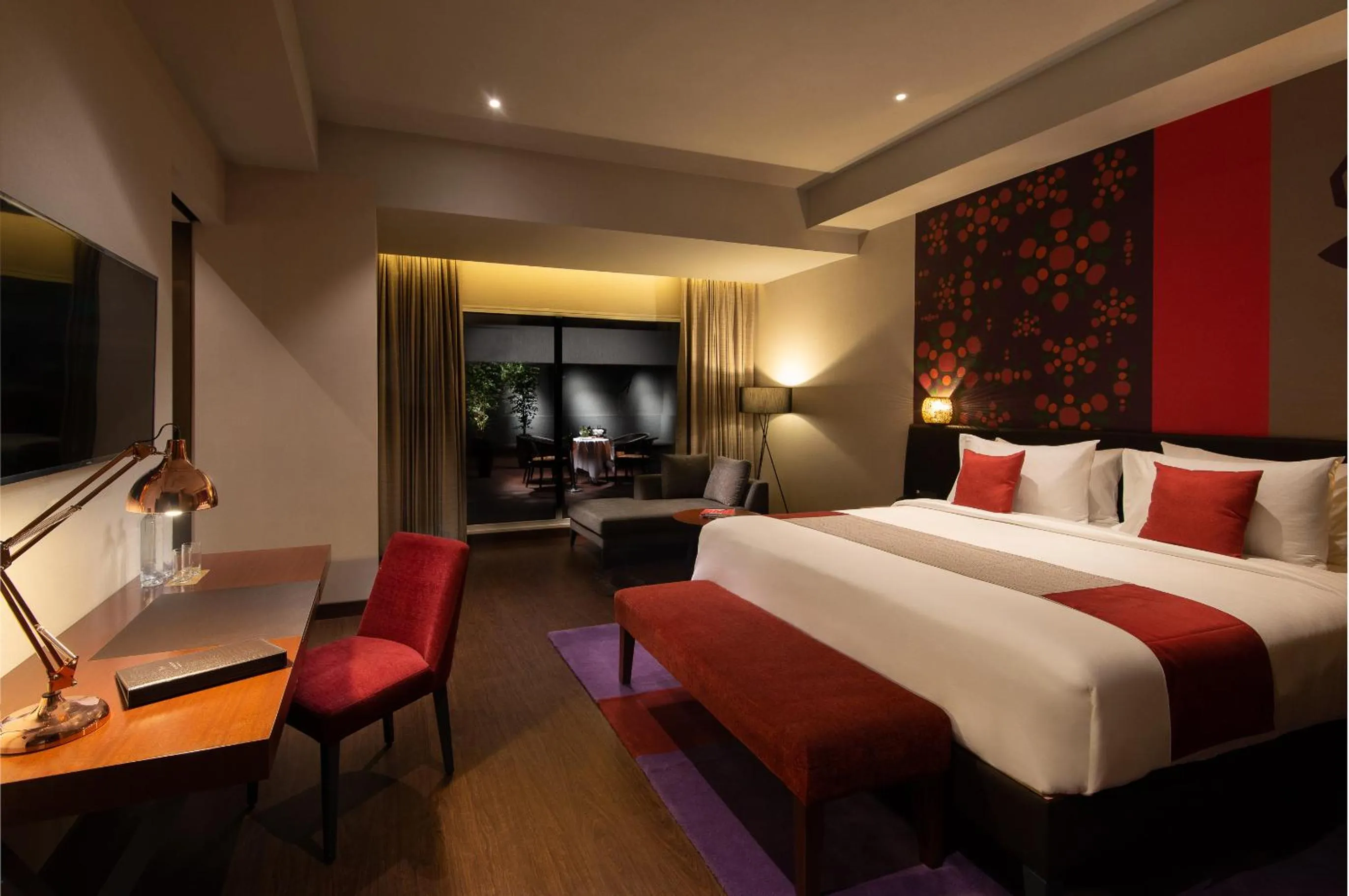 Bedroom, Bed in Grand Mercure Bengaluru at Gopalan Mall - An Accor Brand