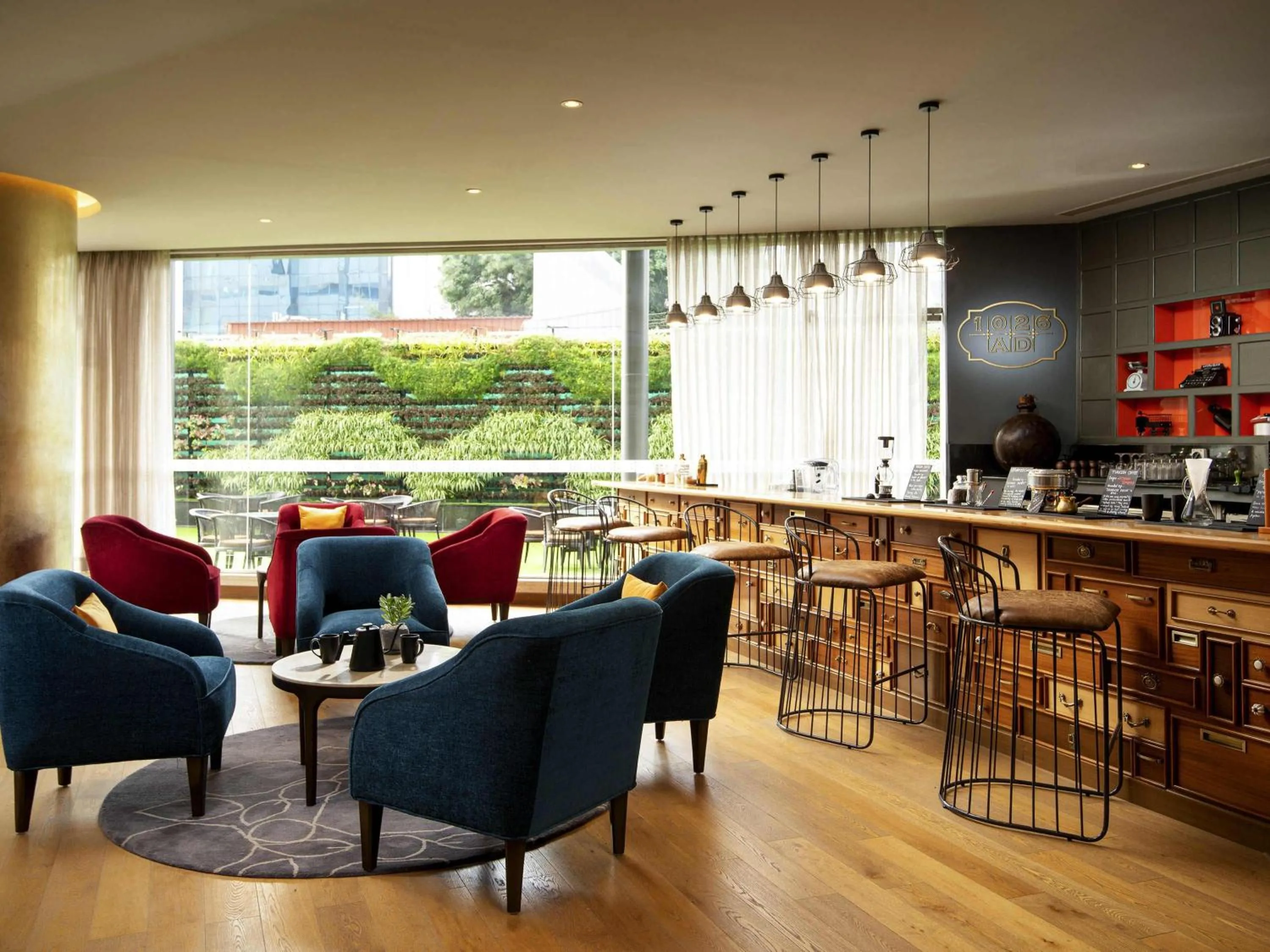 Lounge or bar in Grand Mercure Bengaluru at Gopalan Mall - An Accor Brand