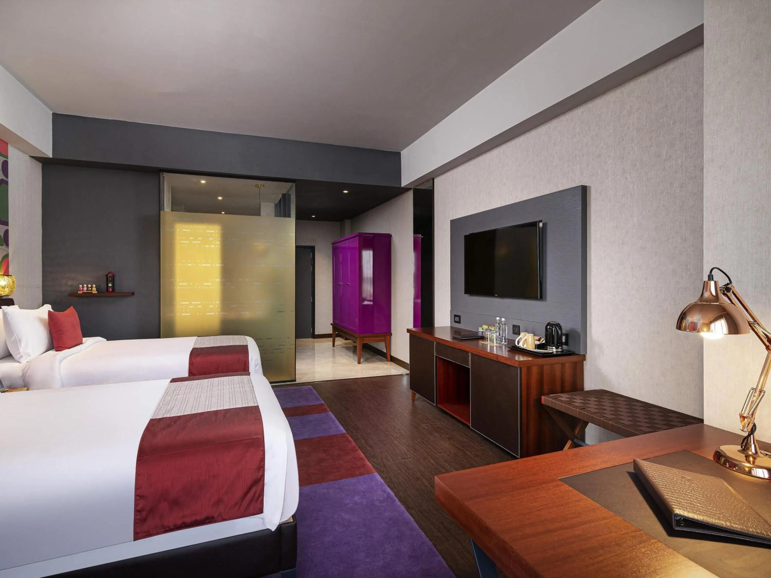 Bedroom, Bed in Grand Mercure Bengaluru at Gopalan Mall - An Accor Brand