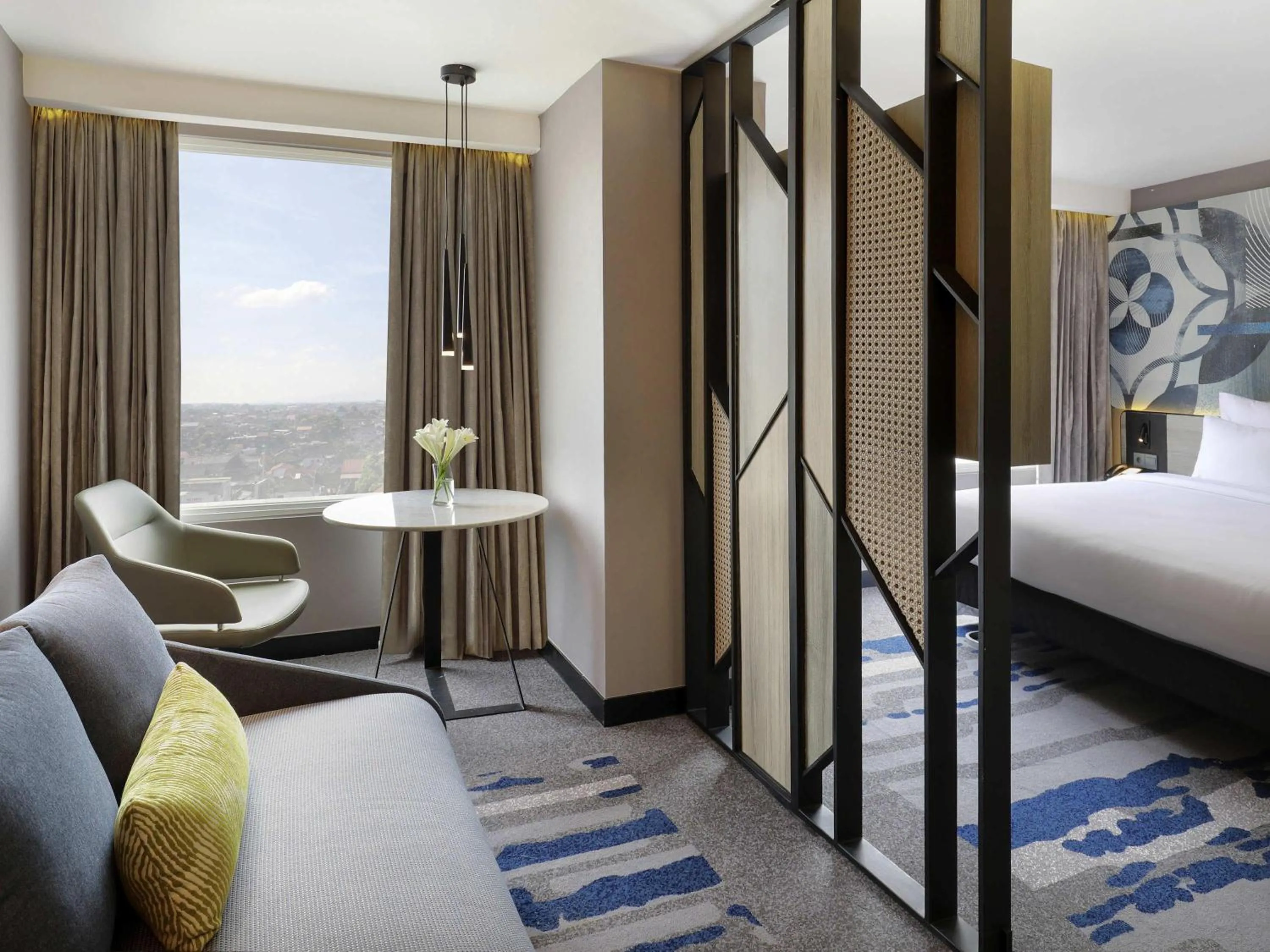 Bedroom, Bed in Novotel Suites Yogyakarta Malioboro