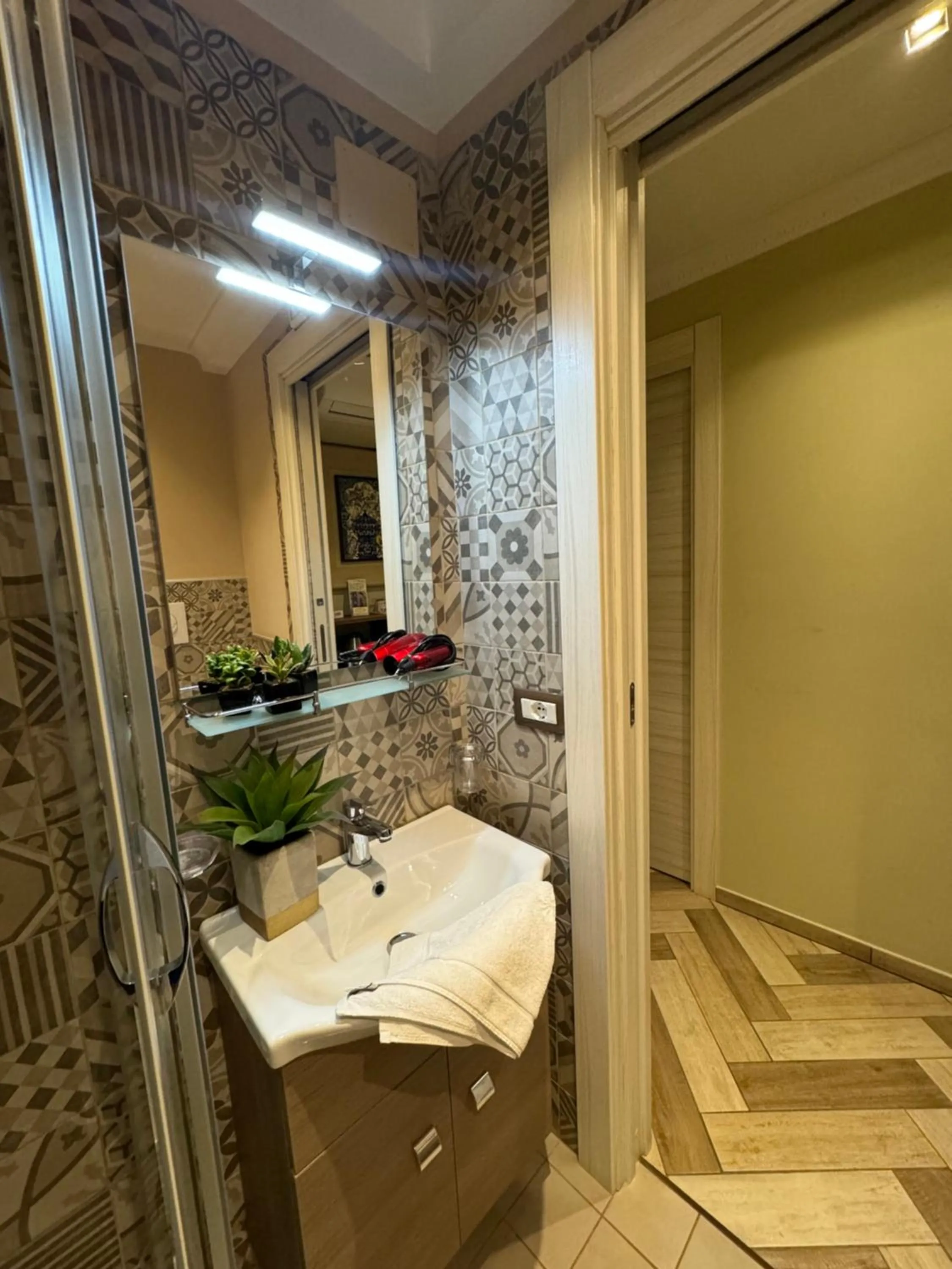 Shower in B&B Fiorentino