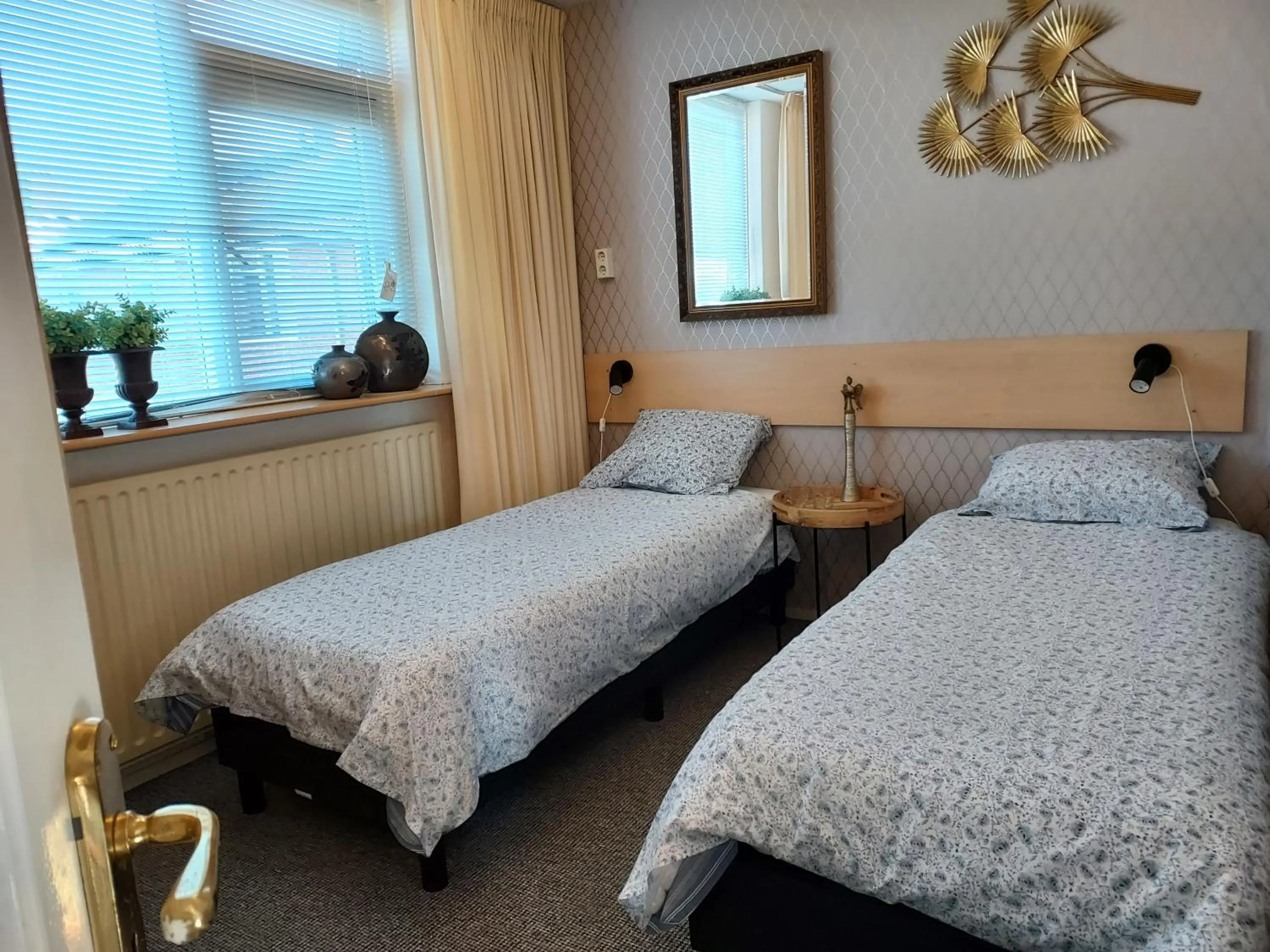Bed in Familie Postma B&B Anjum