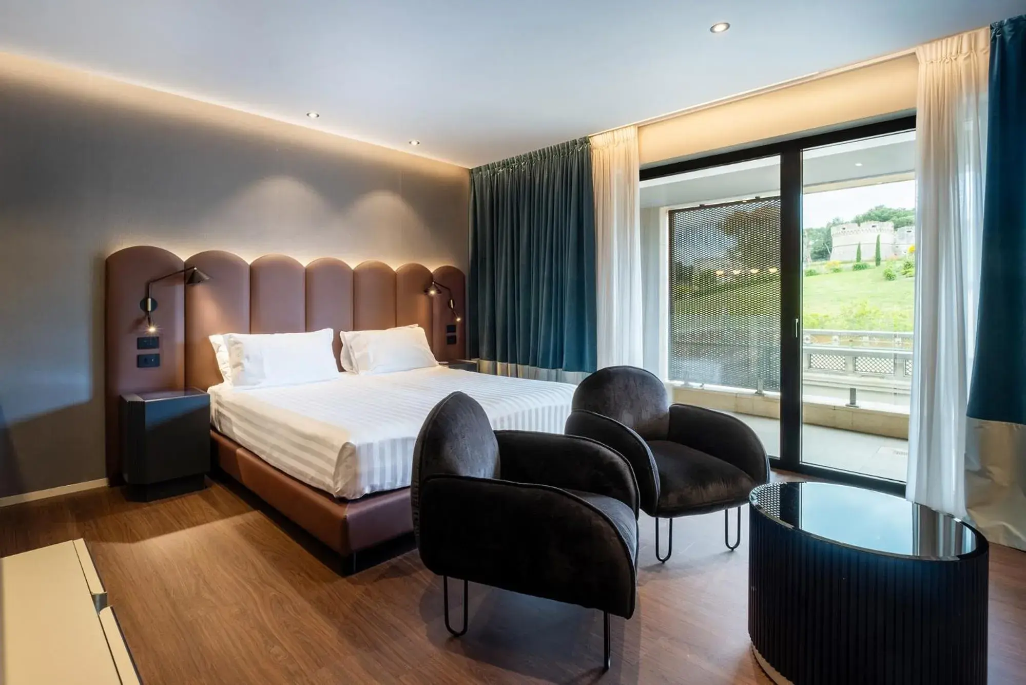 Bed in Eurostars Matera La Suite Bed in Eurostars Matera La Suite