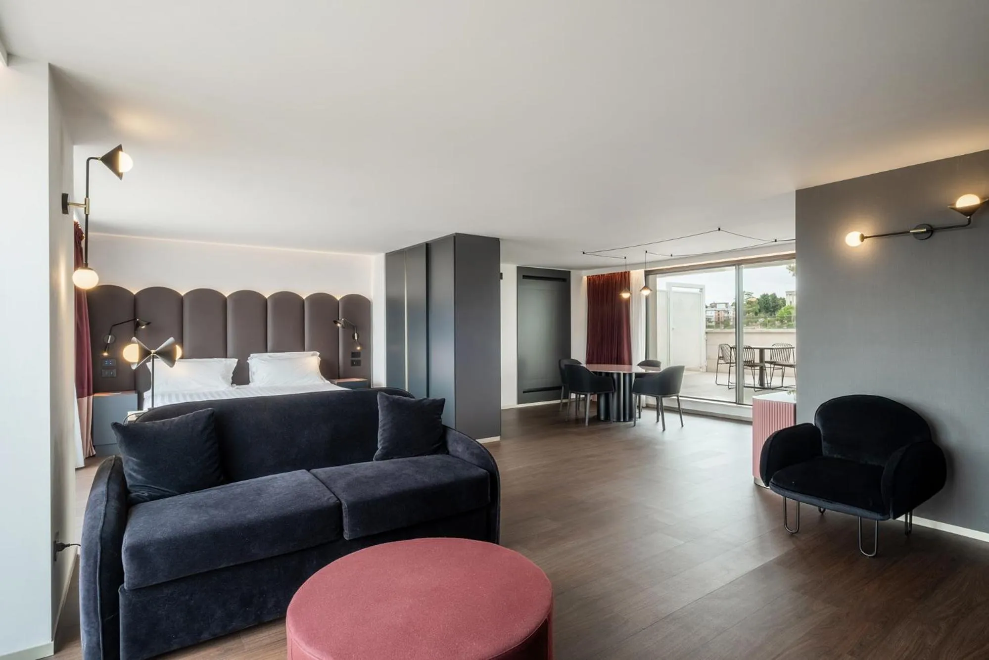 Bed in Eurostars Matera La Suite