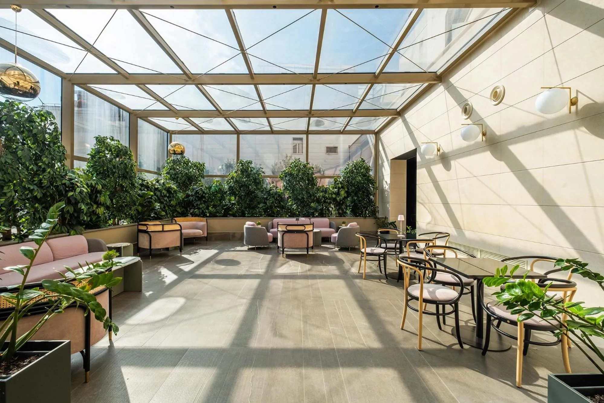 Patio in Eurostars Matera La Suite