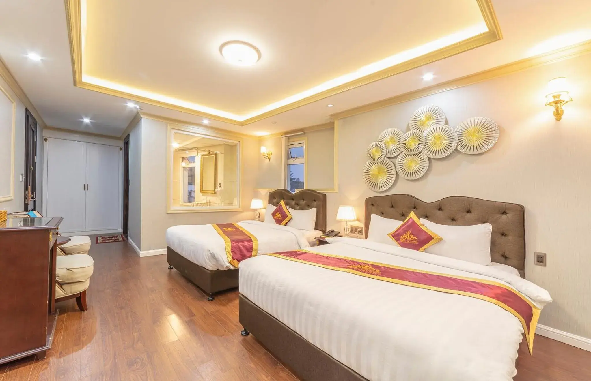 Photo of the whole room, Bed in Queen T&T Dalat Hotel Photo of the whole room, Bed in Queen T&T Dalat Hotel