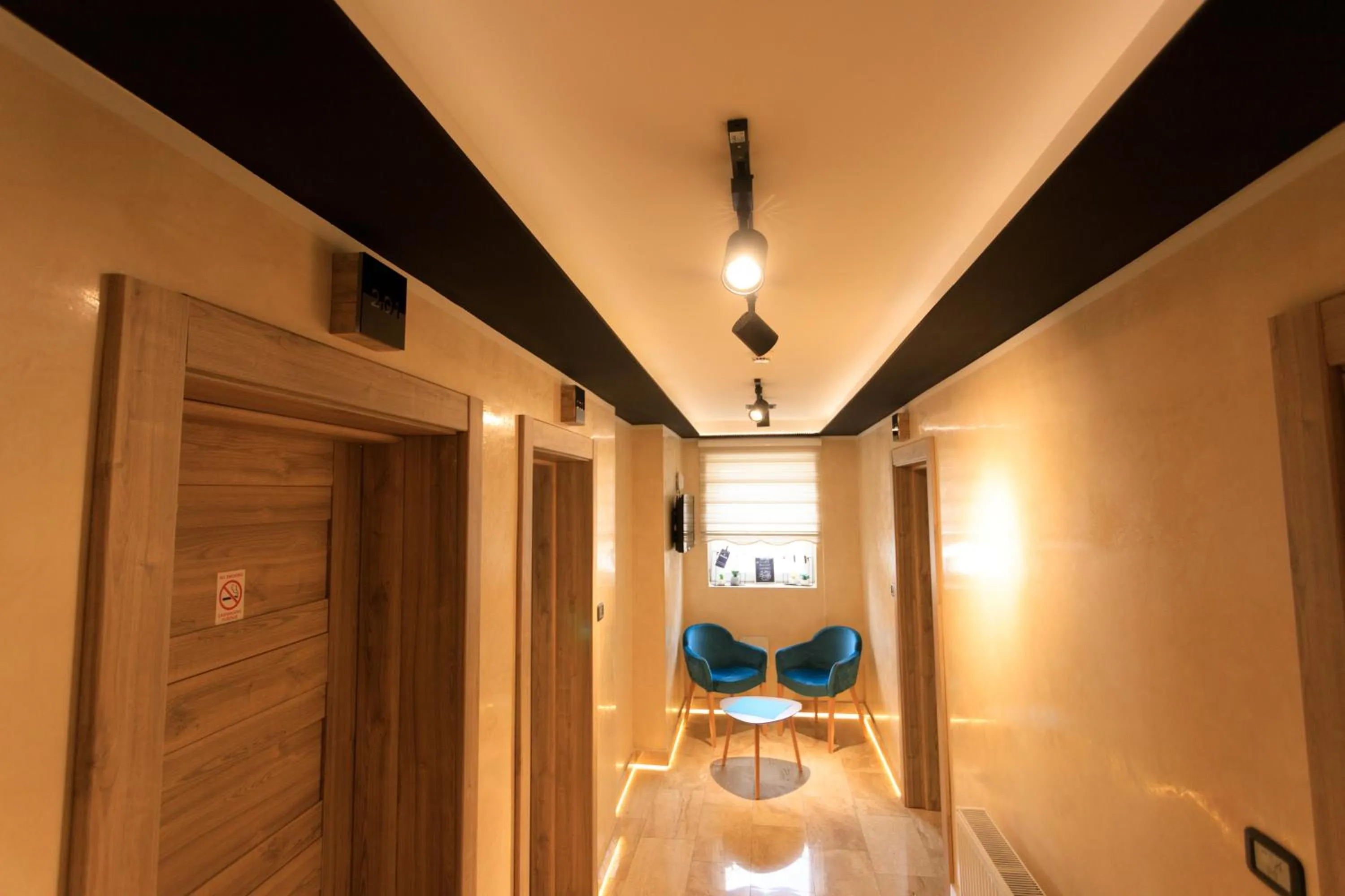 Seating area in Hotel Elements