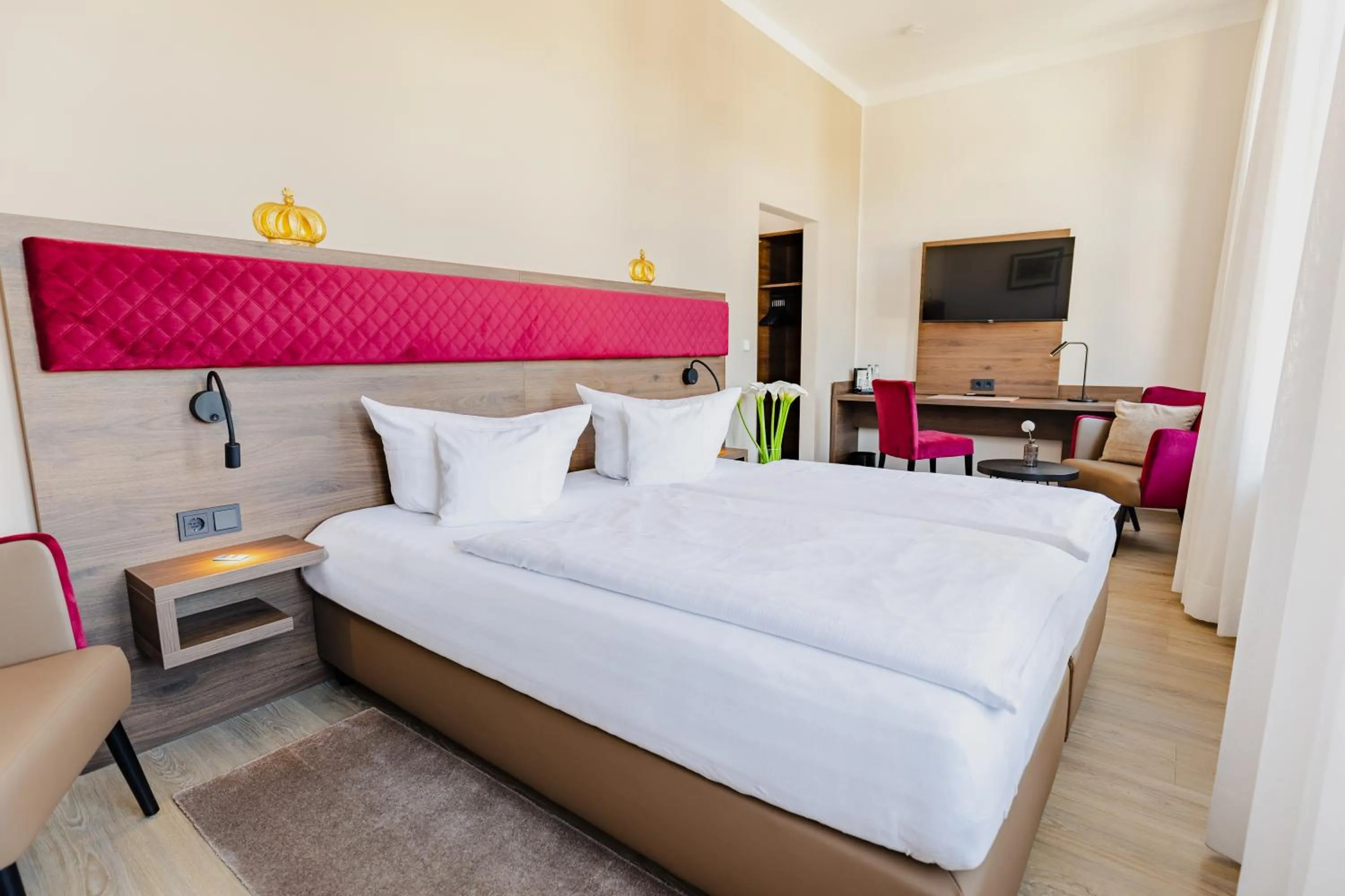 Bed in Hotel zur Fürstabtei