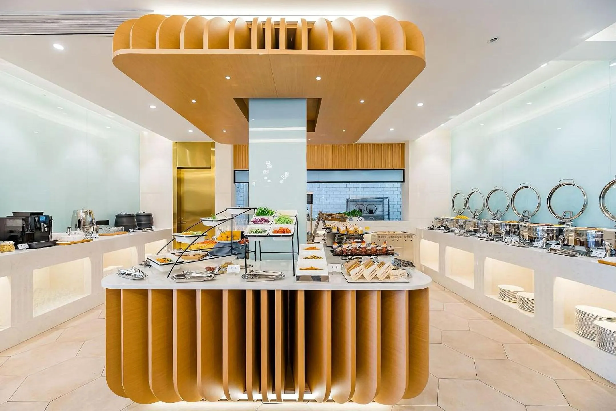 Buffet breakfast in Atour S Hotel Lujiazui Oriental Pearl Shanghai