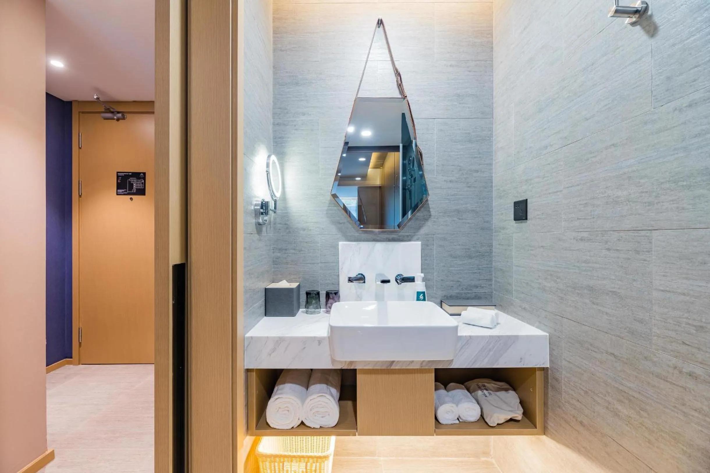 Bathroom in Atour S Hotel Lujiazui Oriental Pearl Shanghai