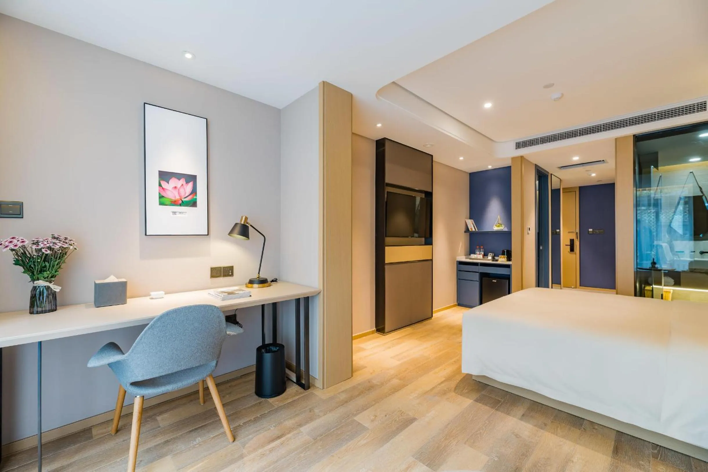 Bed in Atour S Hotel Lujiazui Oriental Pearl Shanghai