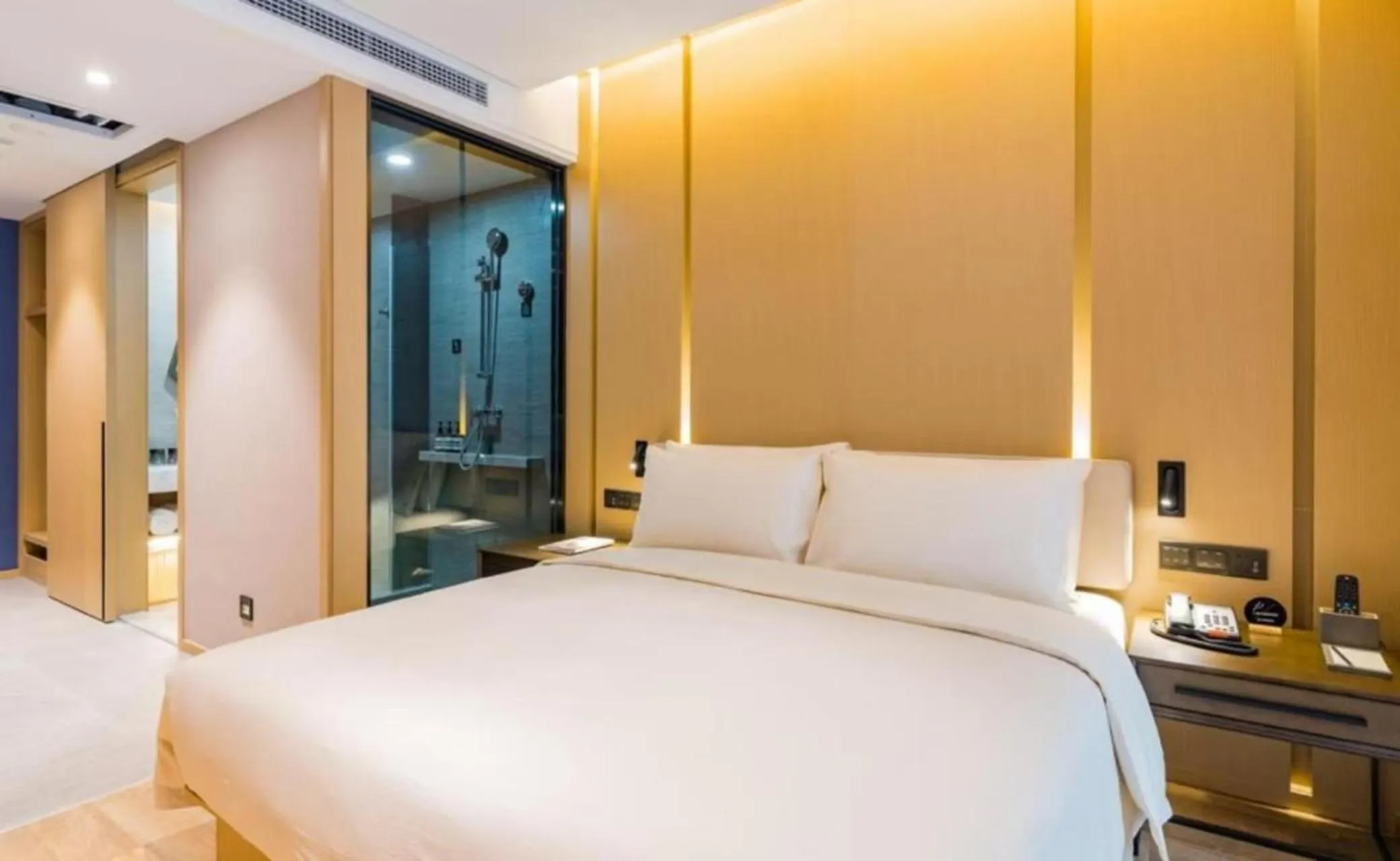 Bed in Atour S Hotel Lujiazui Oriental Pearl Shanghai