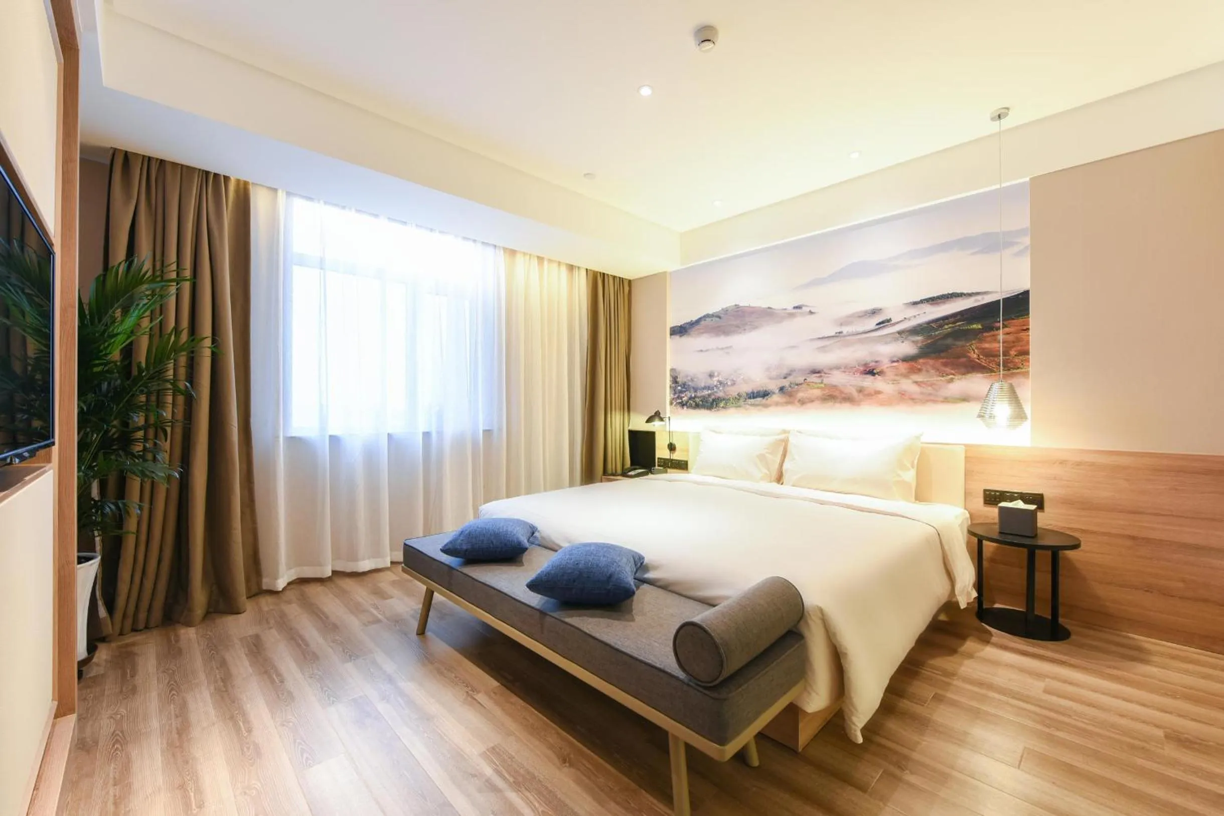 Bed in Atour Hotel High Tech Changchun