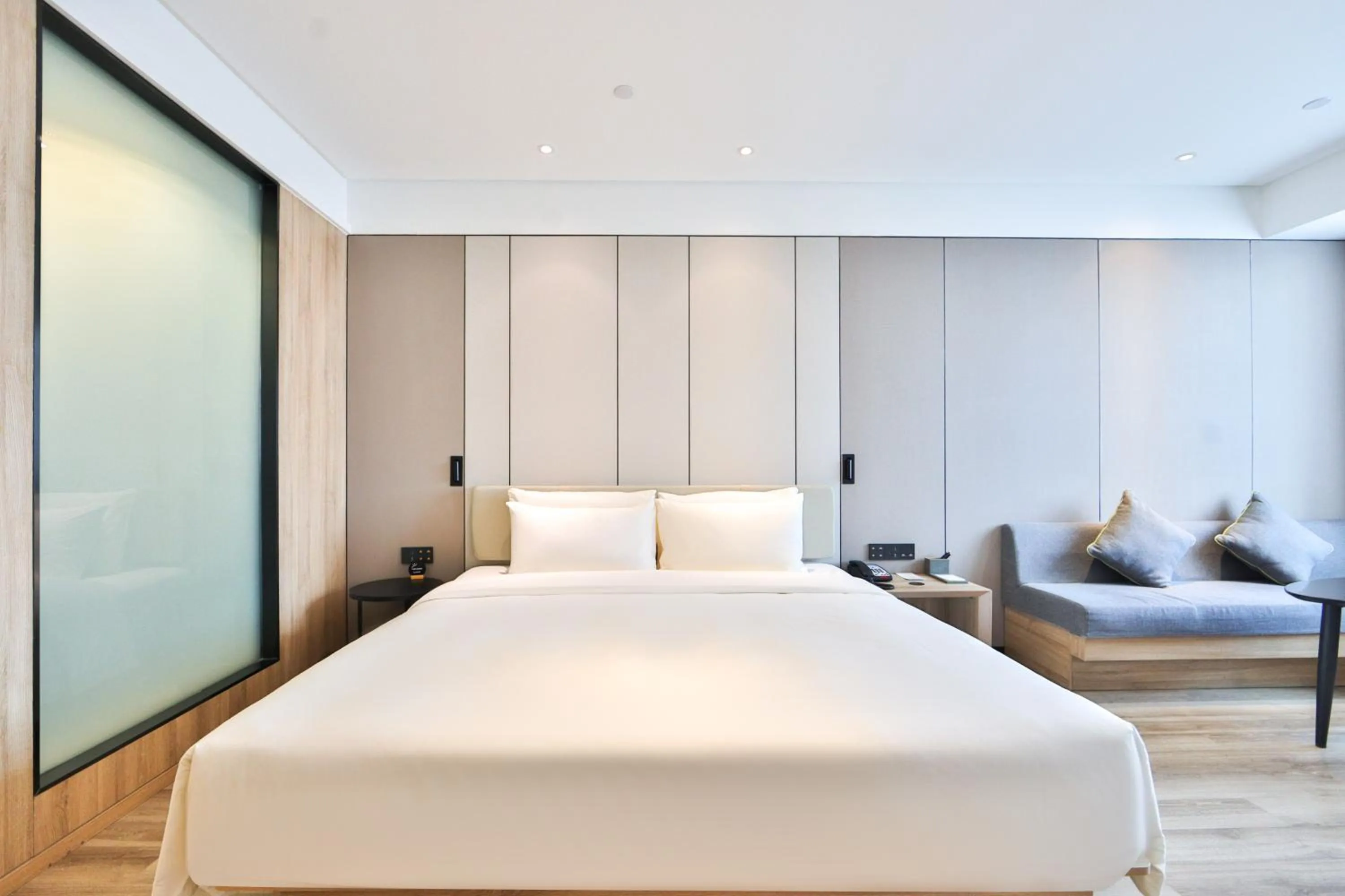 Bed in Atour Hotel High Tech Changchun