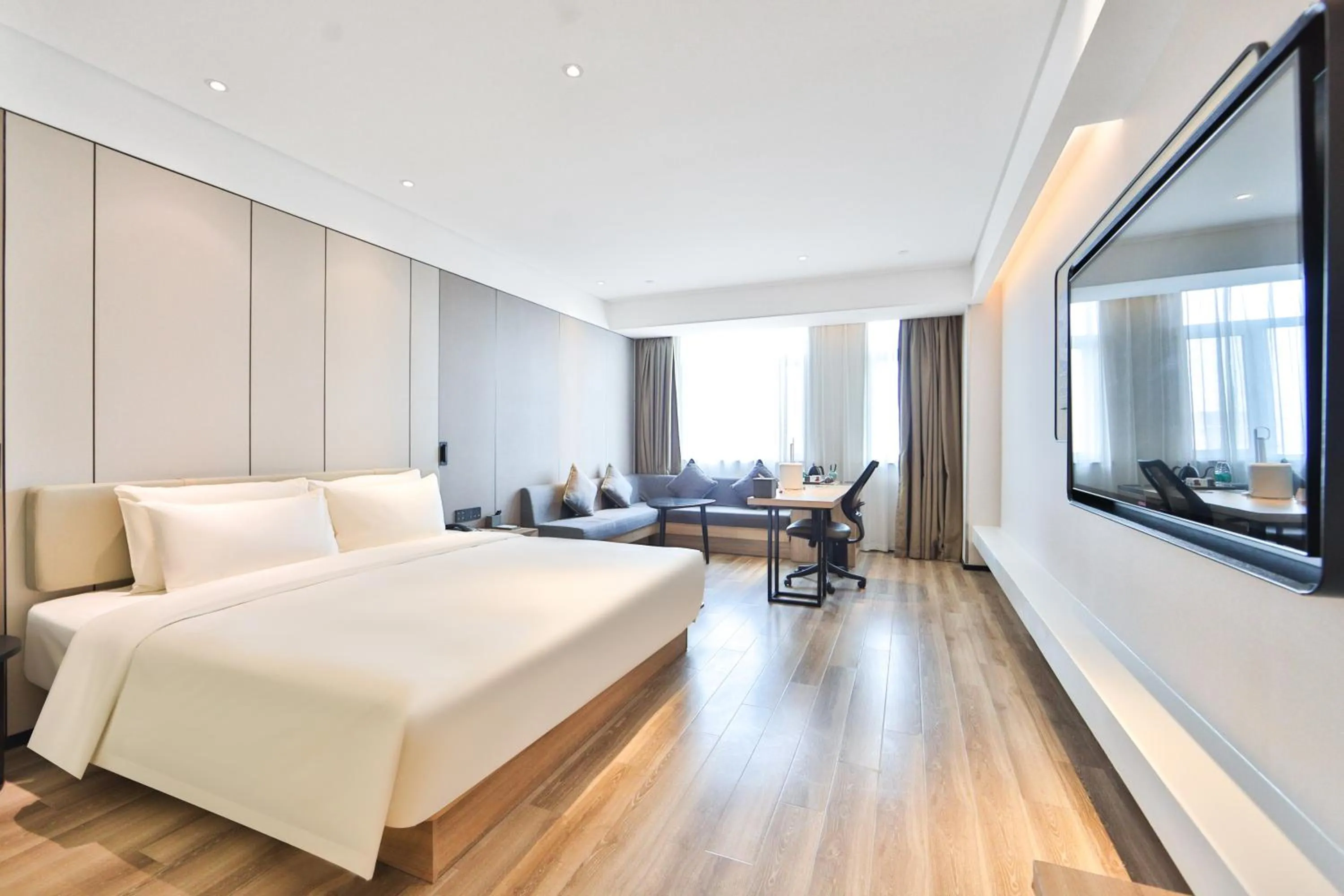 Bed in Atour Hotel High Tech Changchun